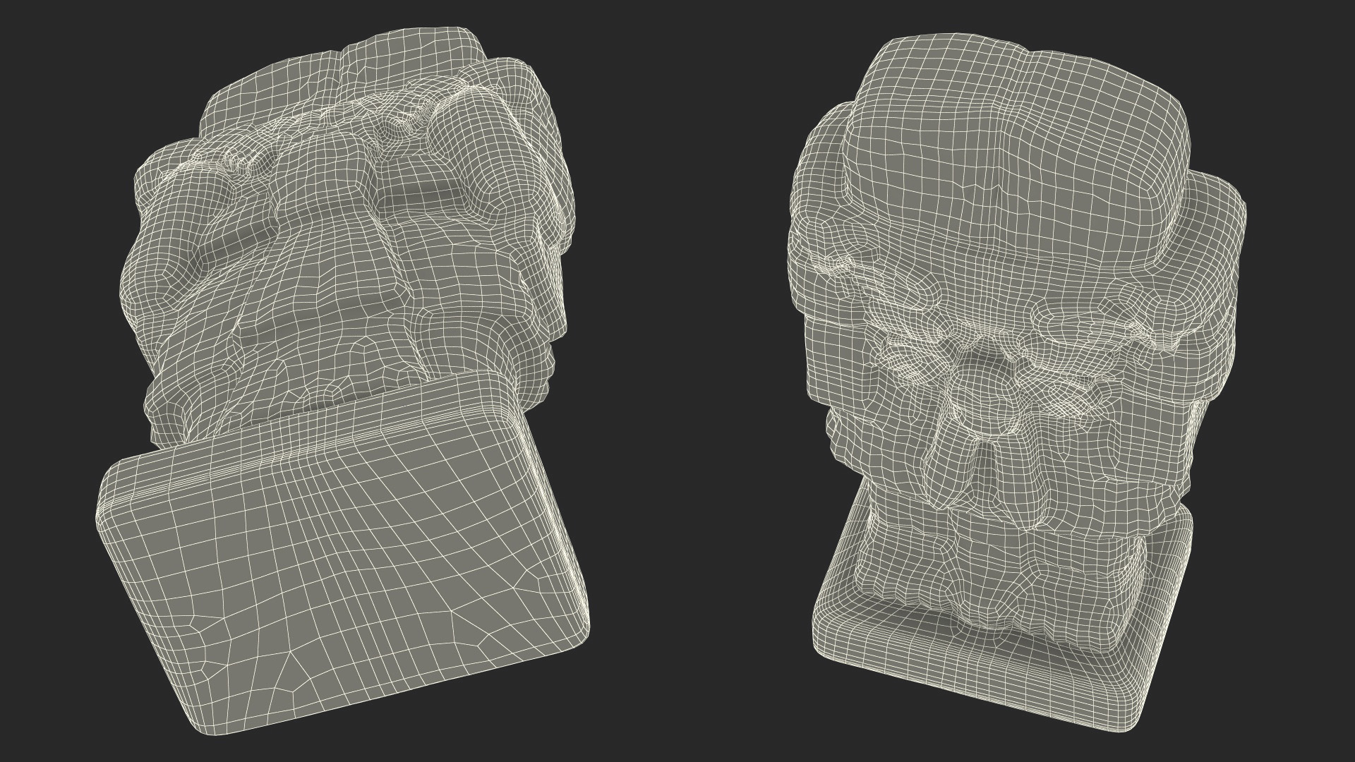3D Coatlicue Aztec Decorative Statue for 3D Print