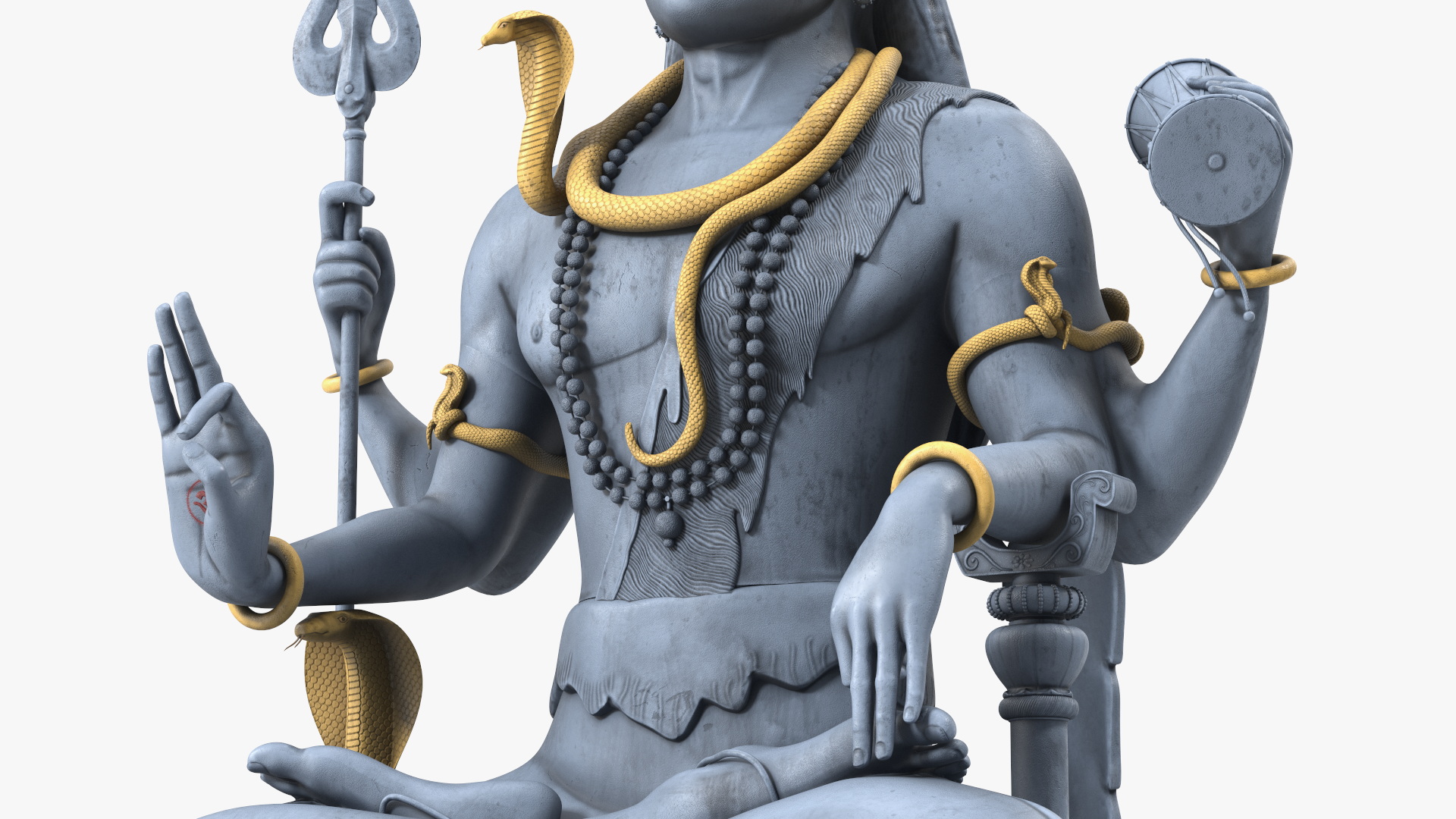 3D Shiva of Murudeshwara Statue model