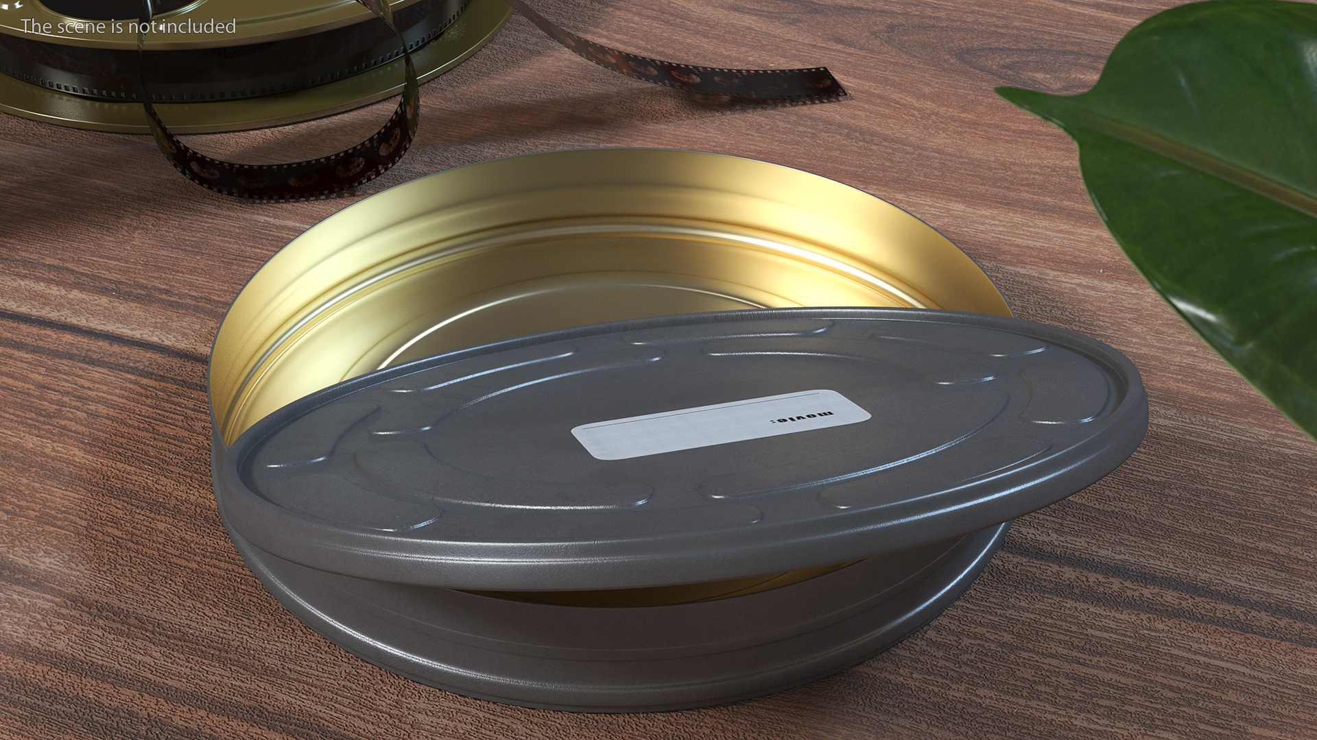Vintage Movie Film Canister 3D