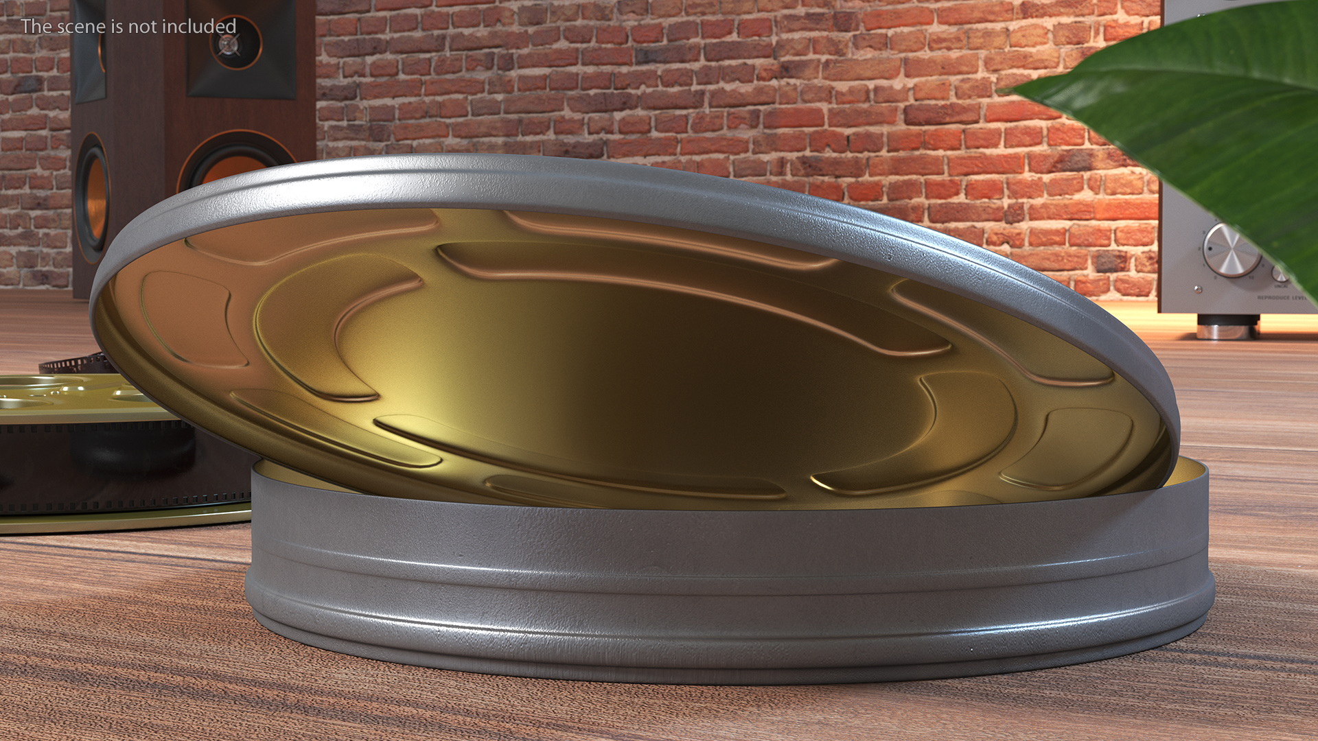 Vintage Movie Film Canister 3D