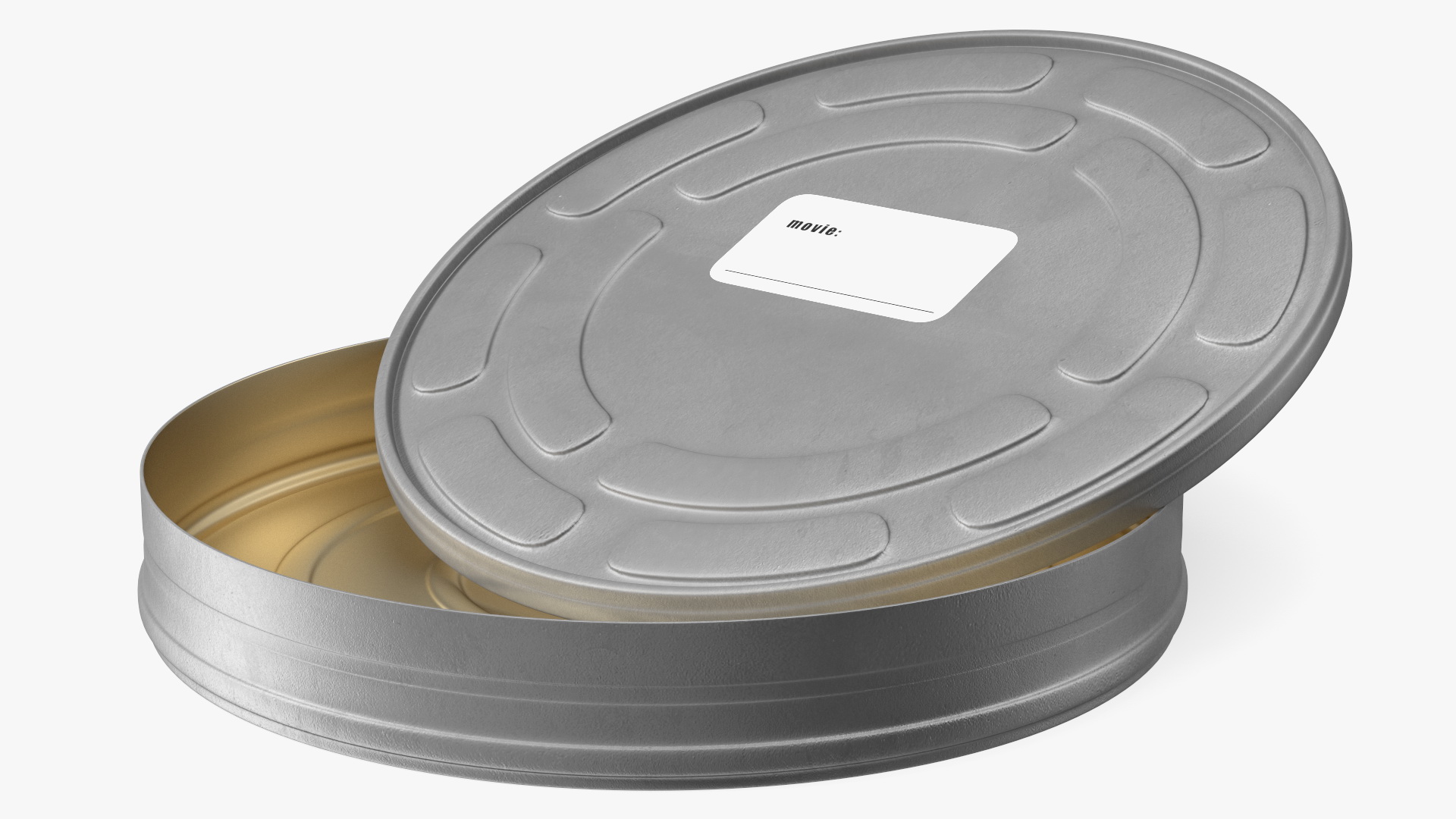 Vintage Movie Film Canister 3D