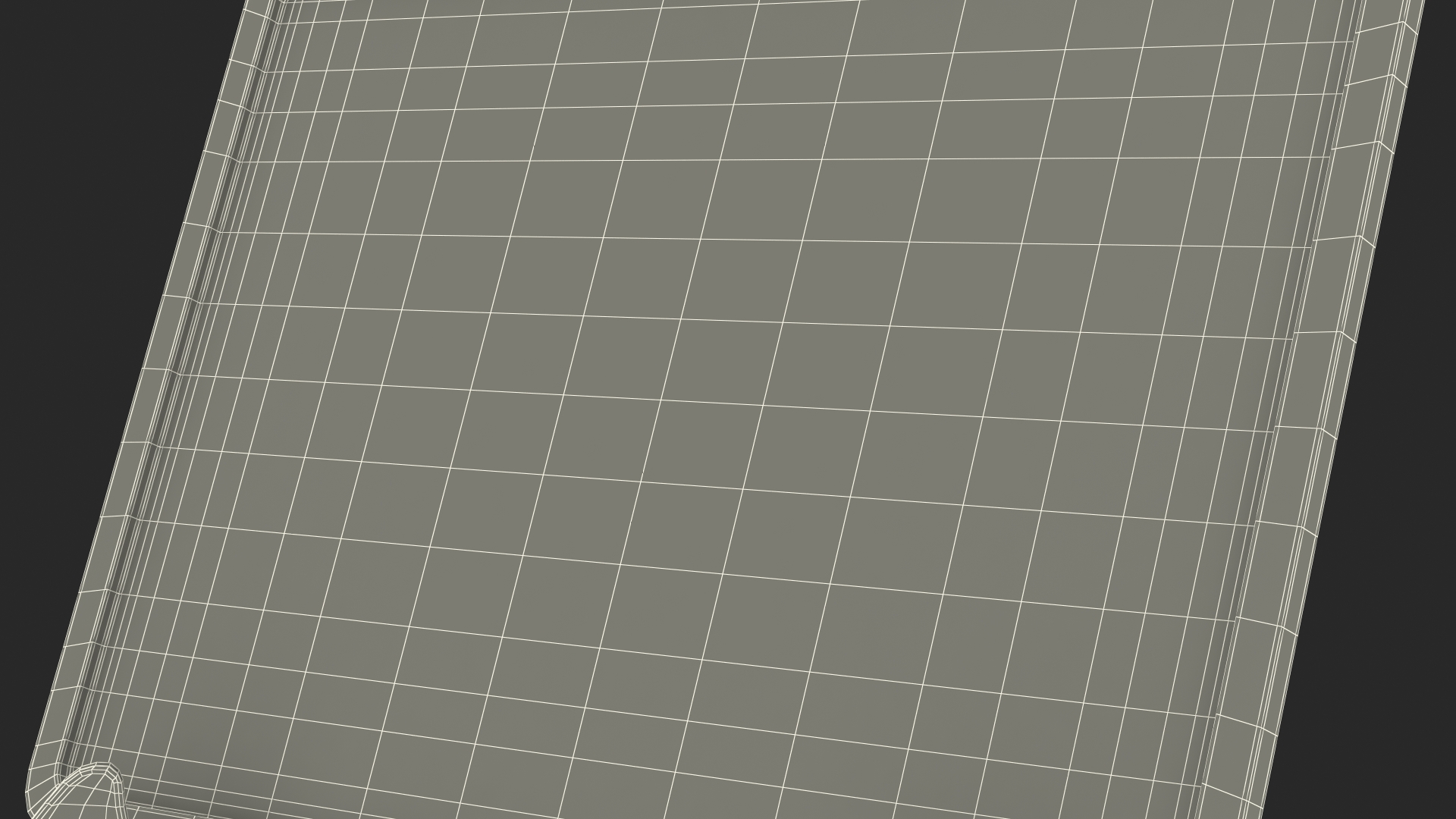 Small Plywood Chalkboard 3D model