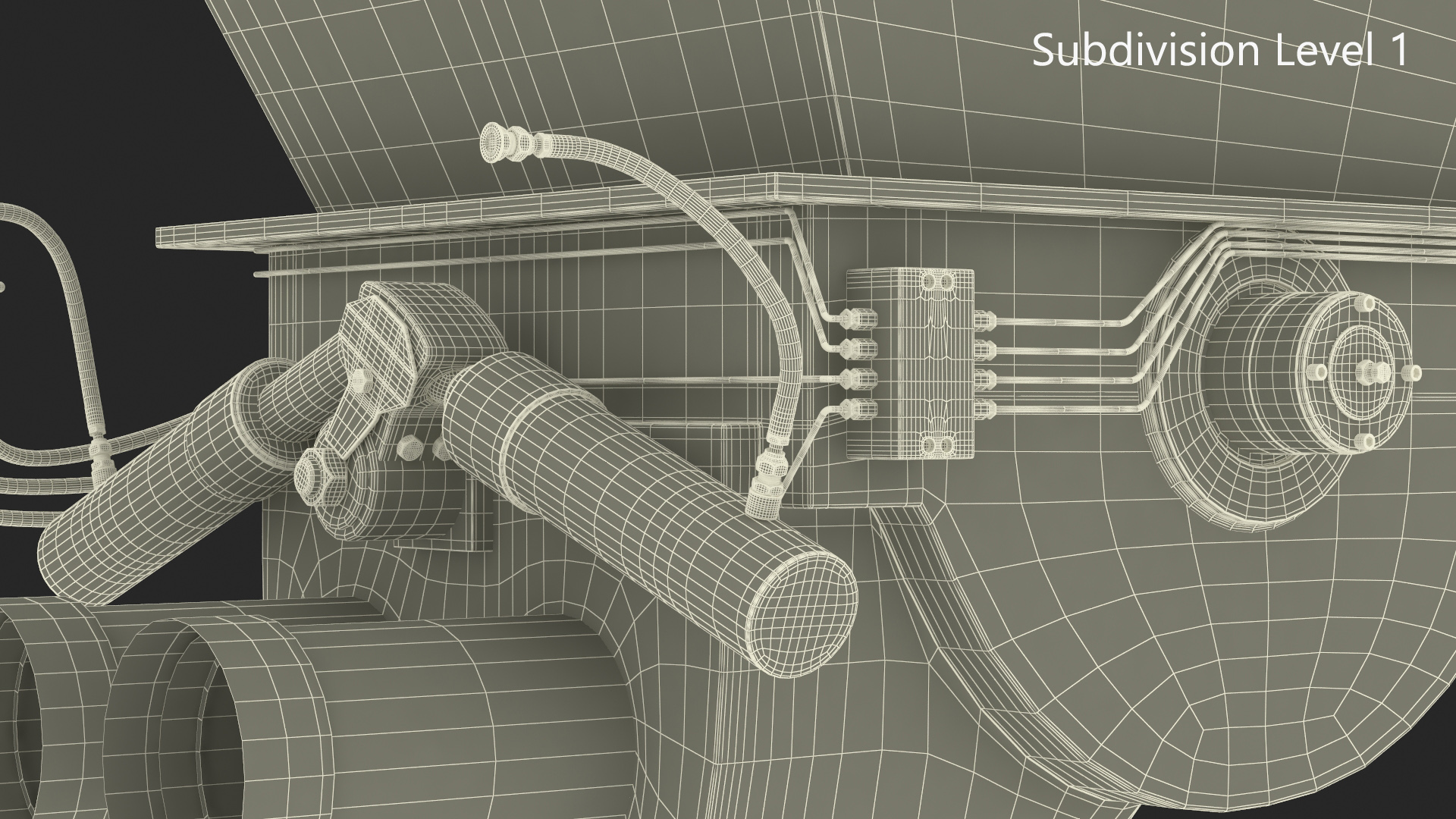 Loading Tank for Portable Concrete Pump 3D model
