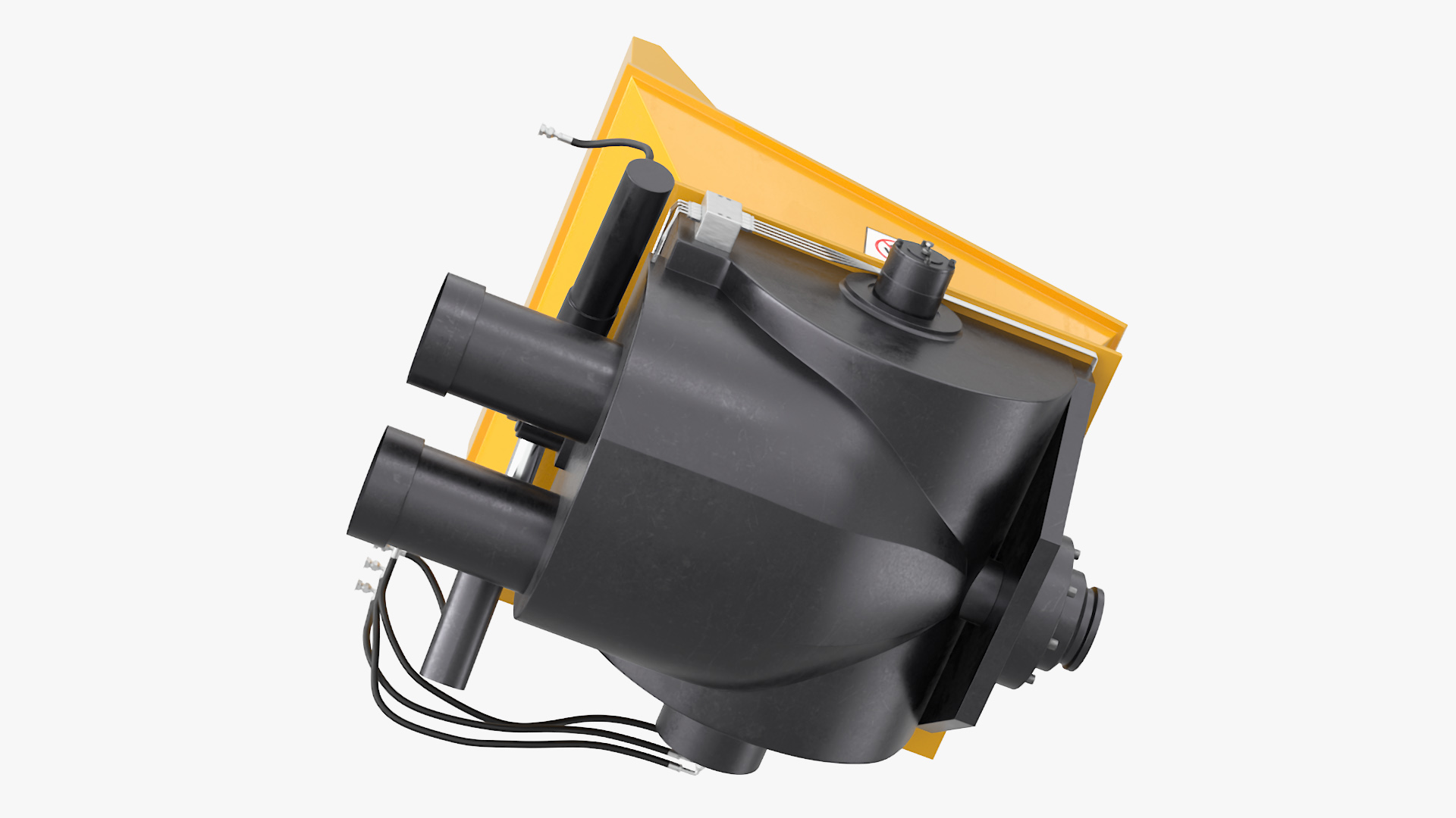 Loading Tank for Portable Concrete Pump 3D model