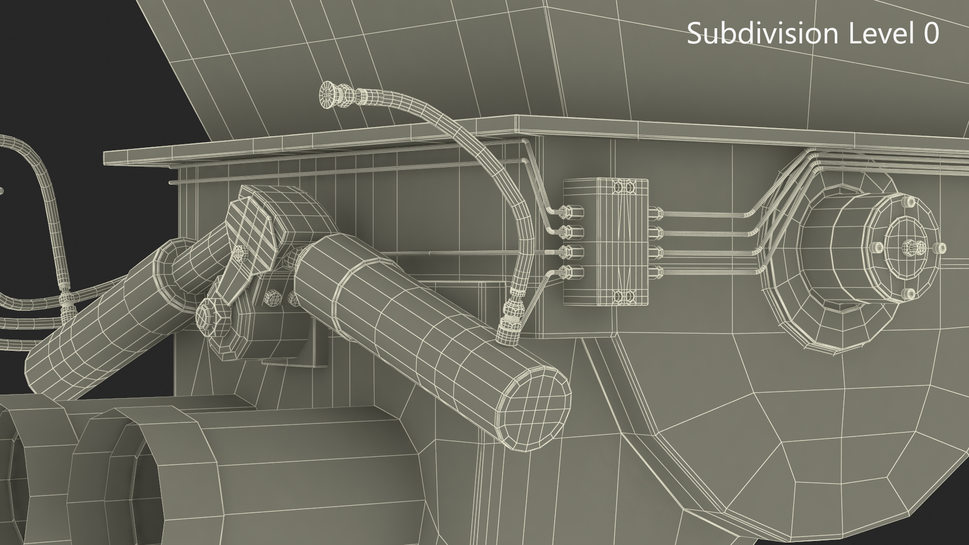 Loading Tank for Portable Concrete Pump 3D model