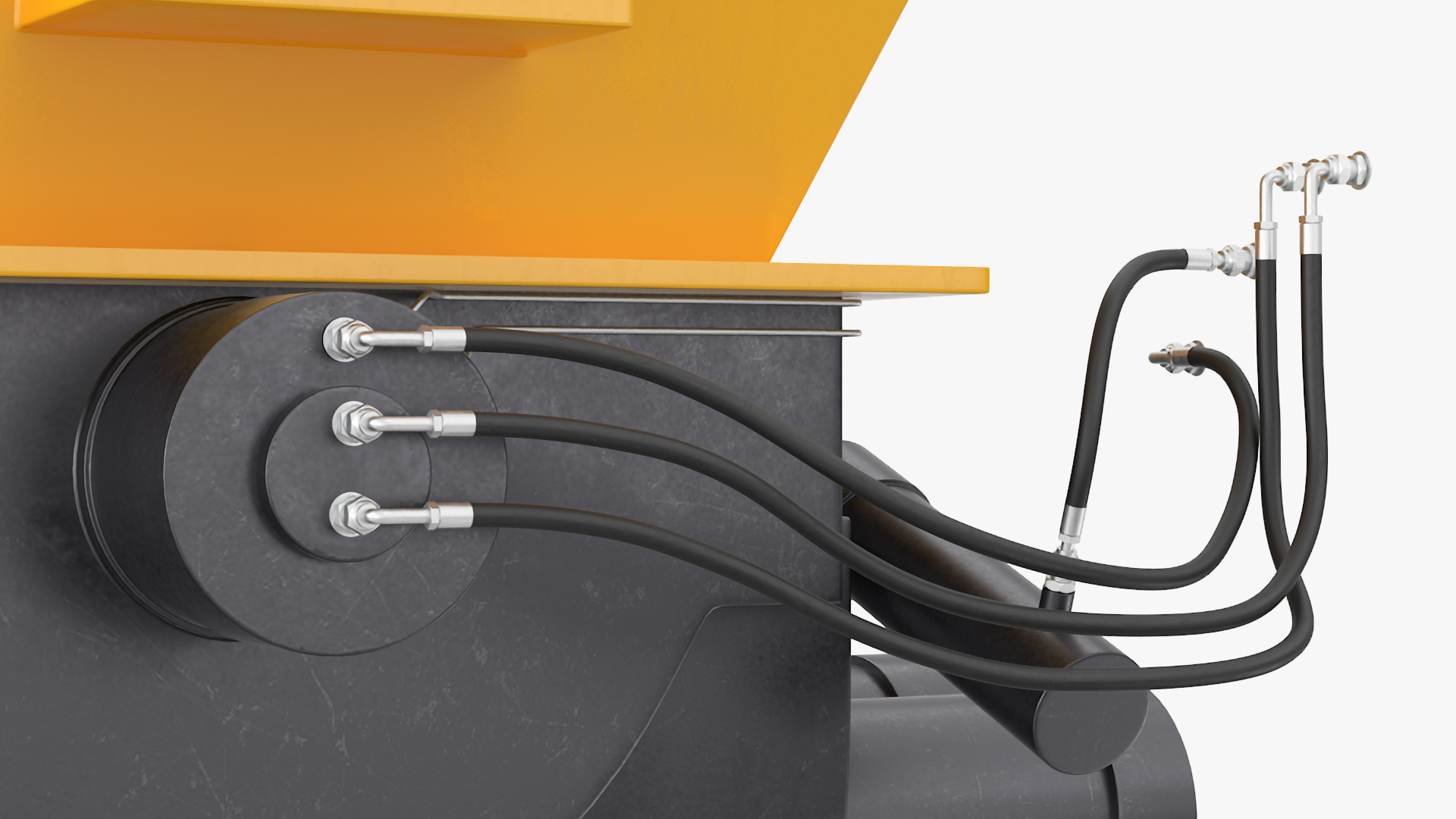Loading Tank for Portable Concrete Pump 3D model