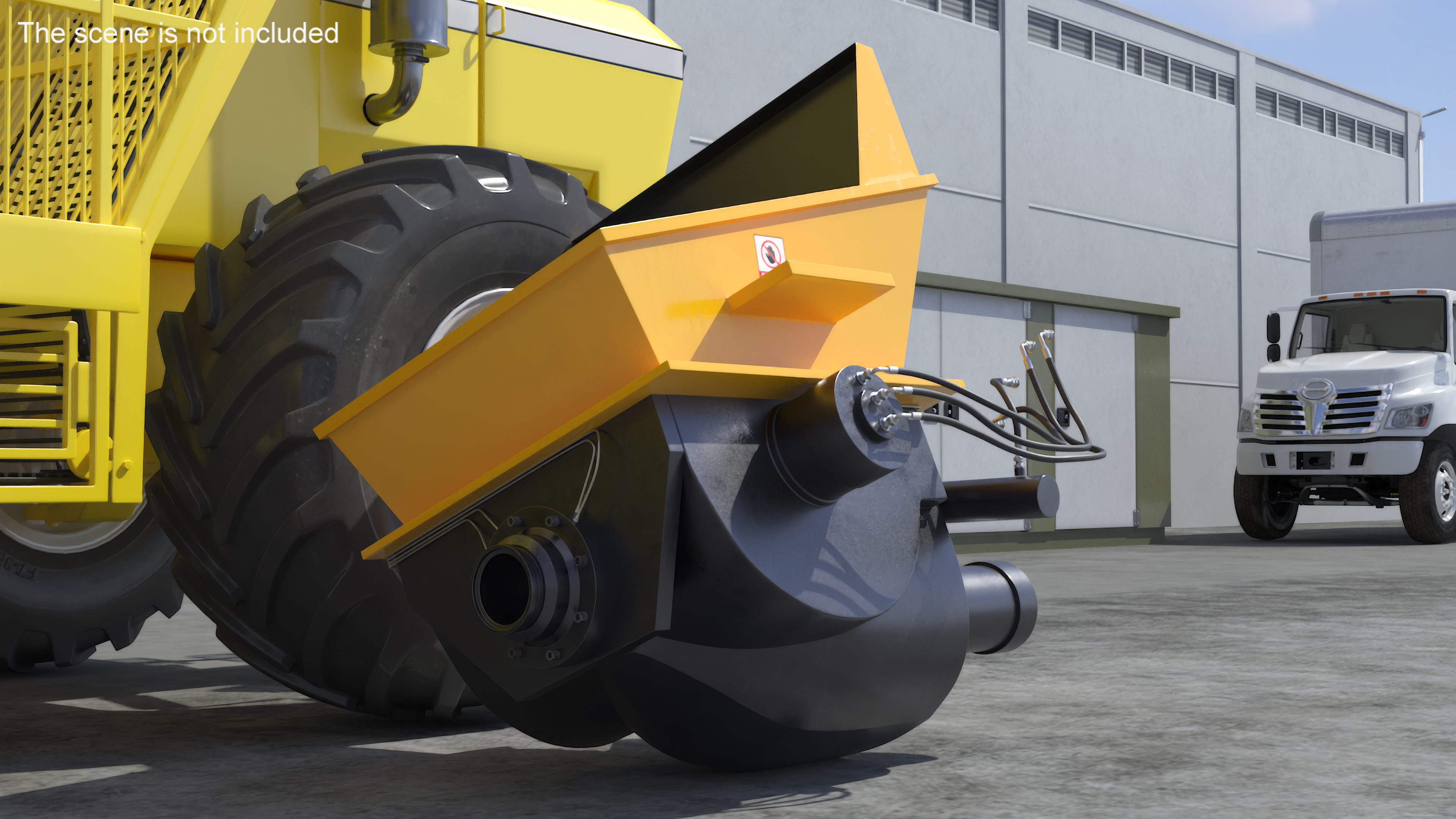 Loading Tank for Portable Concrete Pump 3D model