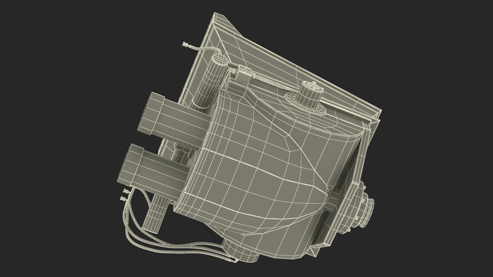 Loading Tank for Portable Concrete Pump 3D model