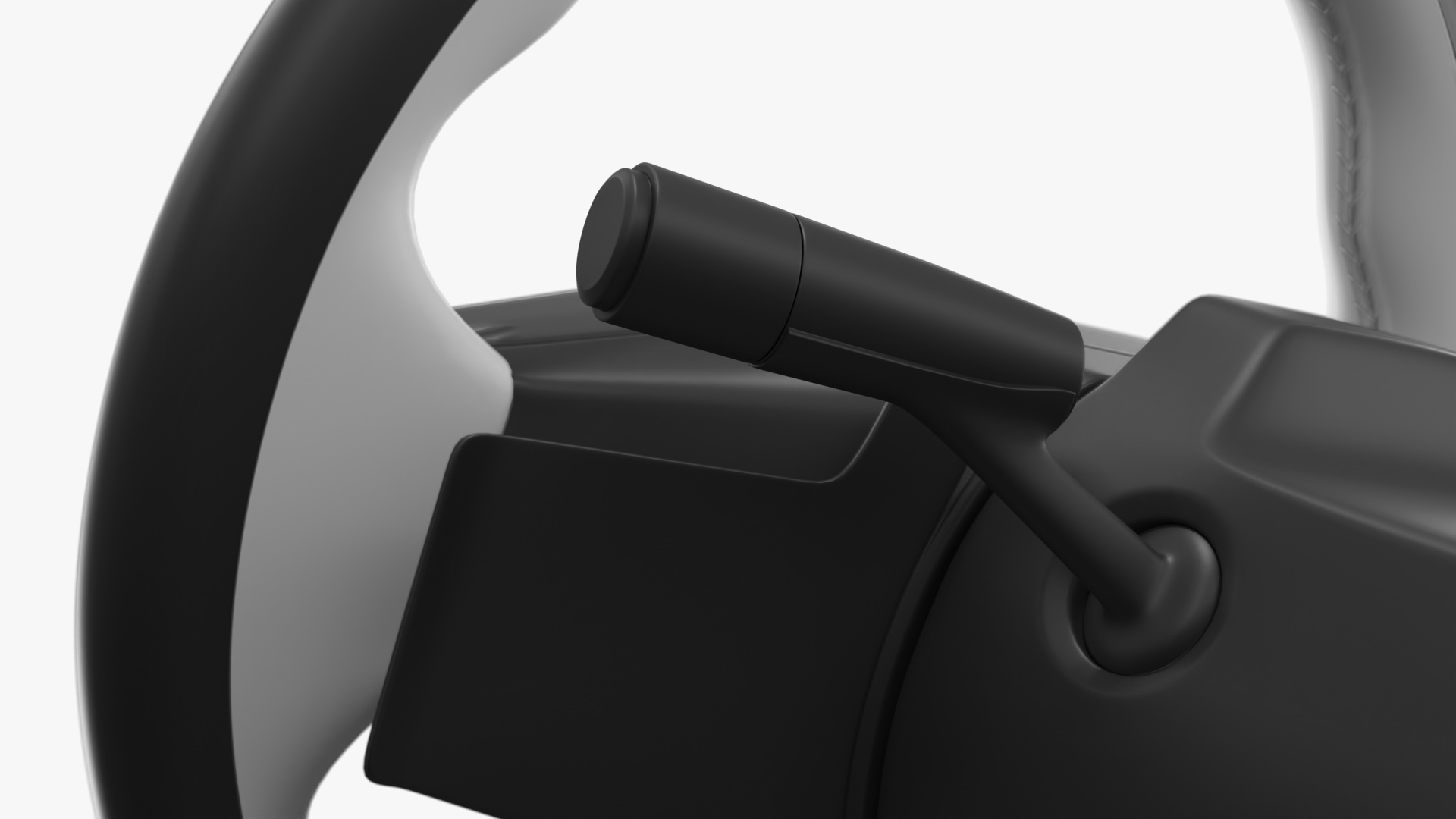 Car Steering Wheel with Integrated Controls, view 6