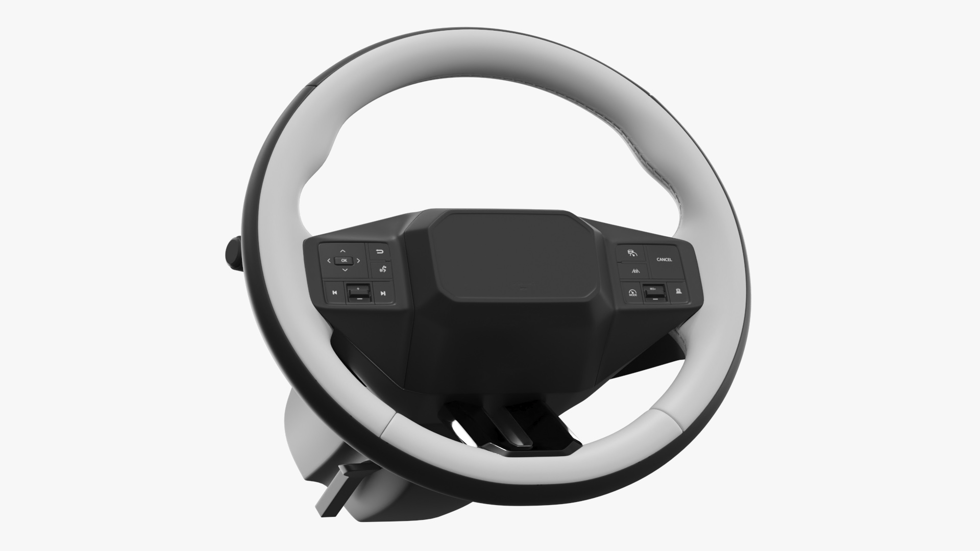 Car Steering Wheel with Integrated Controls