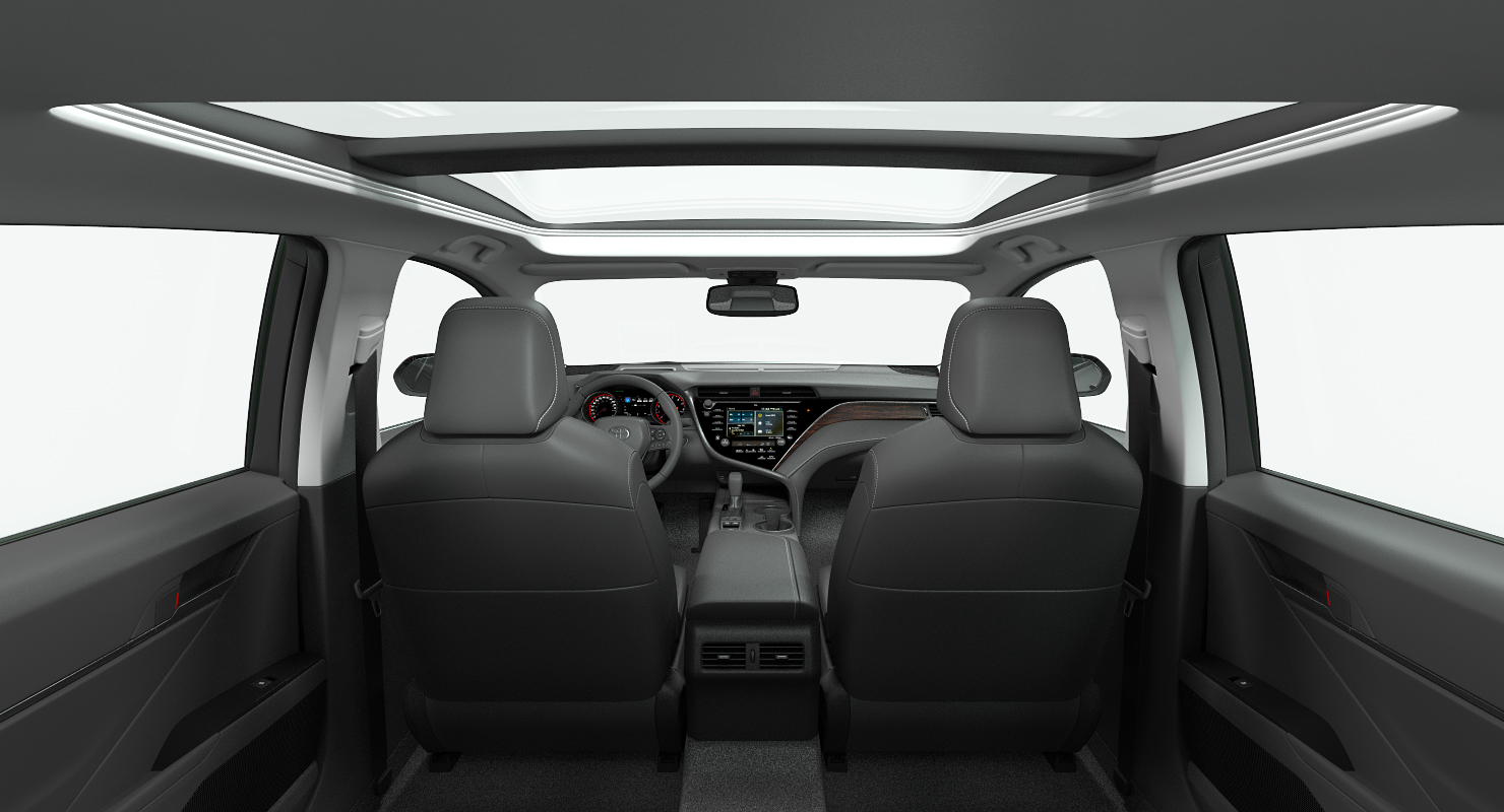 3D Toyota Camry Full Interior 2018 Rigged model