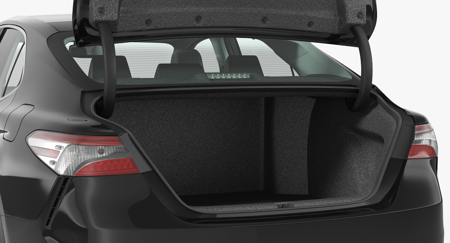3D Toyota Camry Full Interior 2018 Rigged model