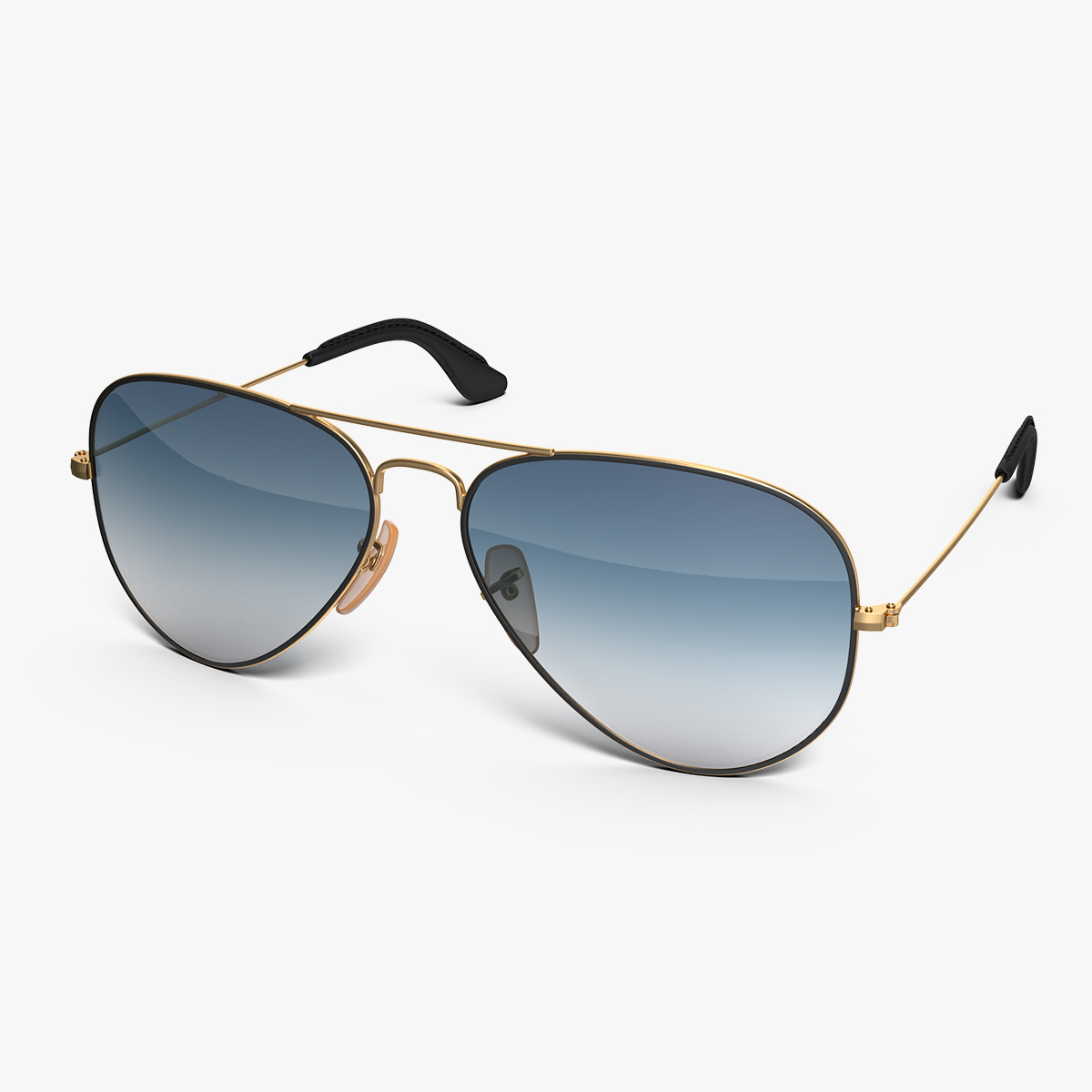 Classic Sunglasses Gradient Light Blue, view 5