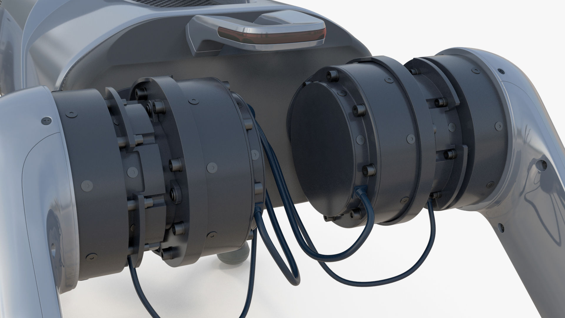 3D model CyberDog Gray Rigged