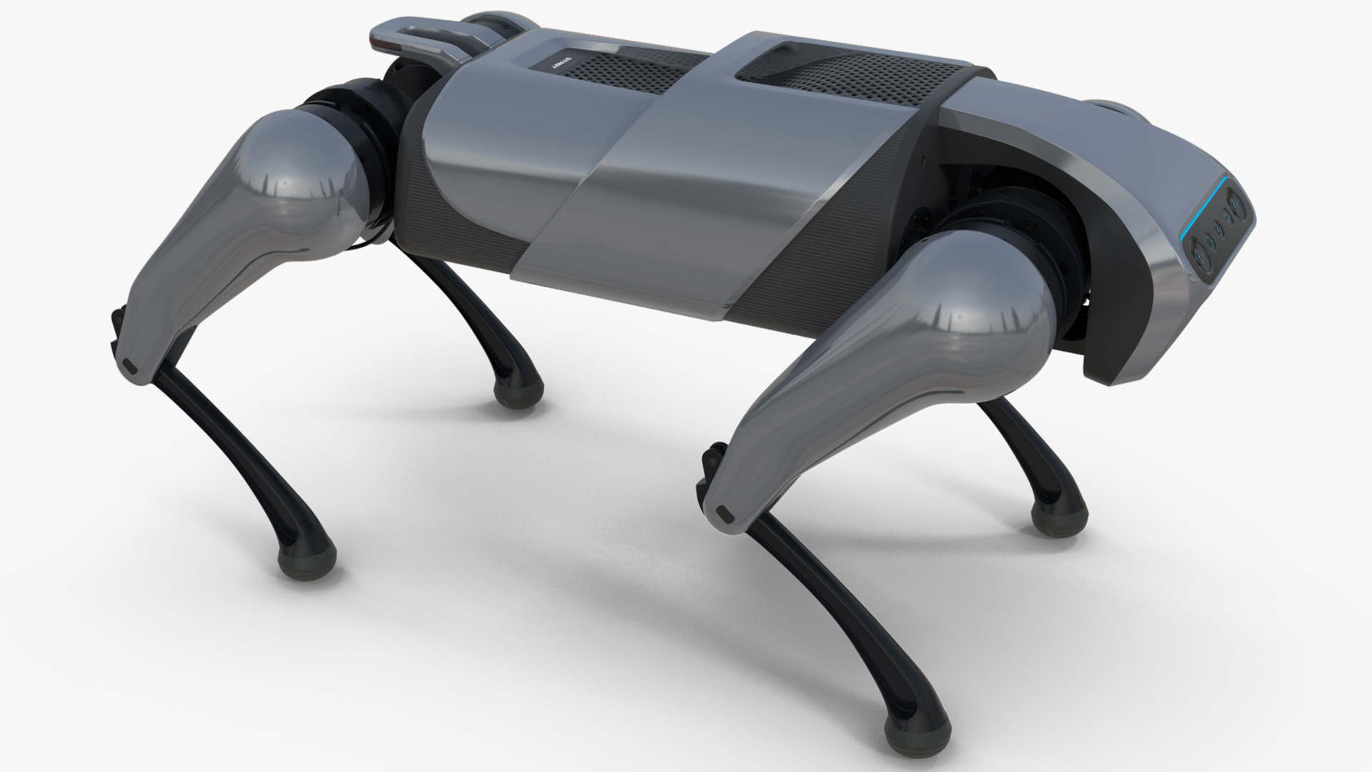 3D model CyberDog Gray Rigged