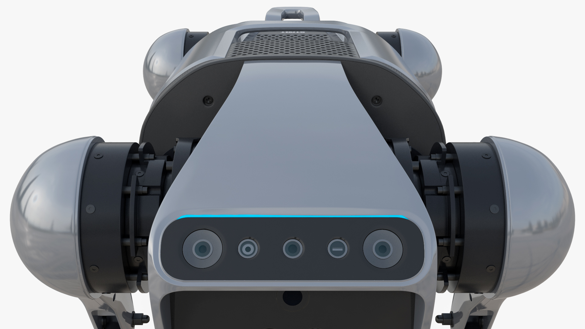 3D model CyberDog Gray Rigged