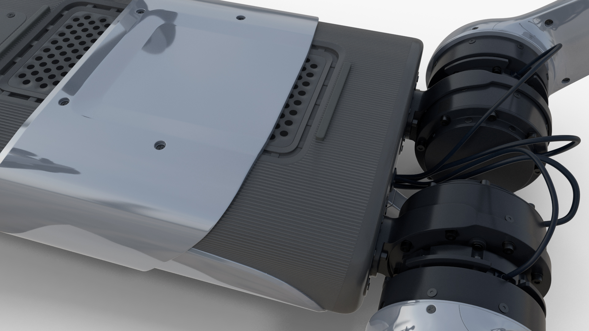 3D model CyberDog Gray Rigged