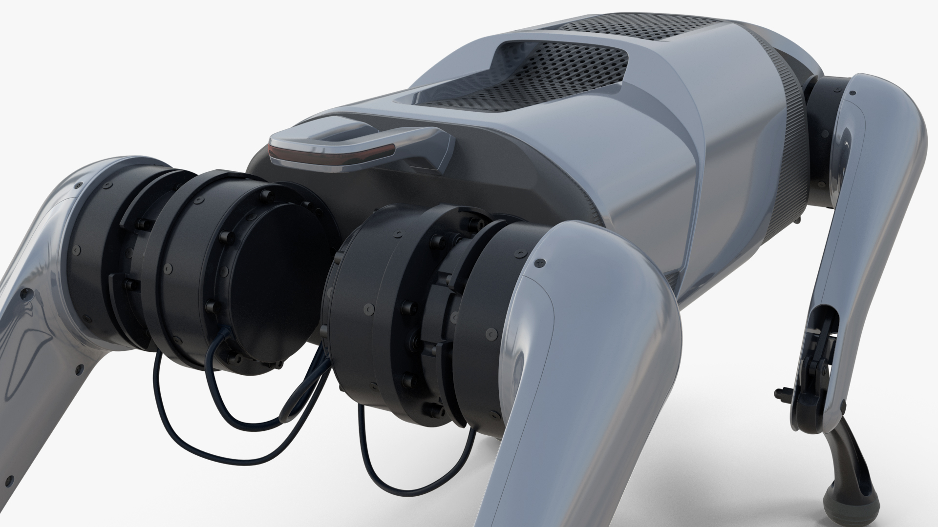3D model CyberDog Gray Rigged