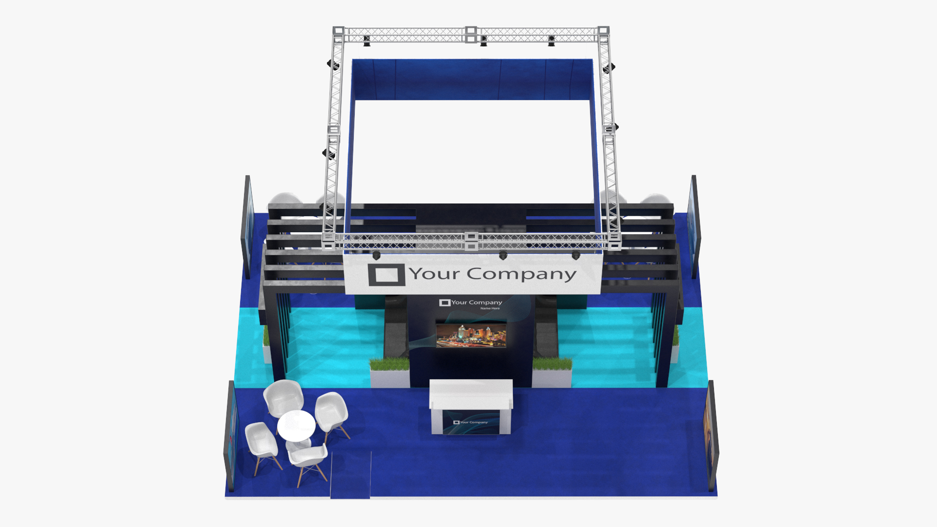 Trade Show Exhibition Booth 3D