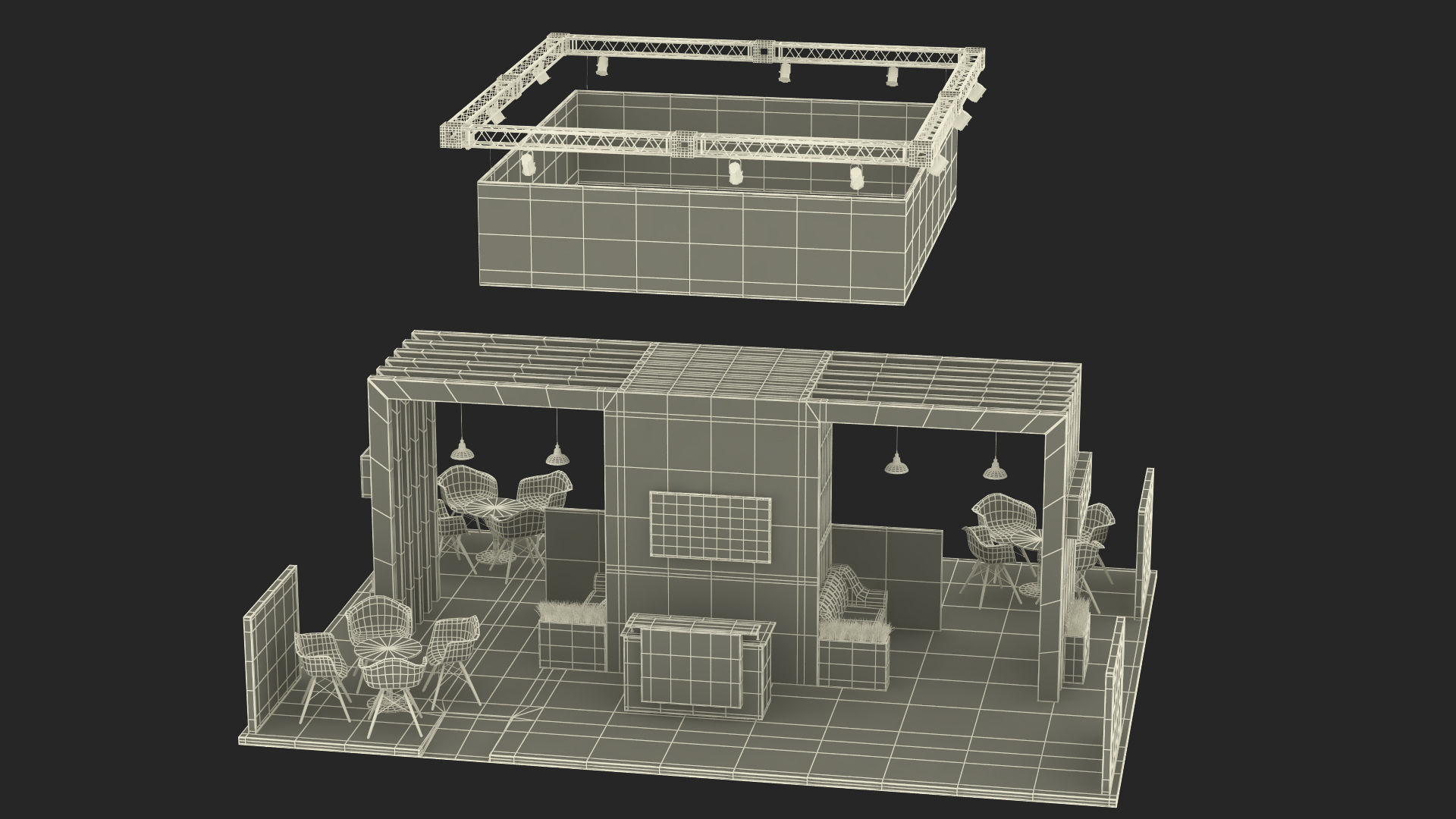 Trade Show Exhibition Booth 3D