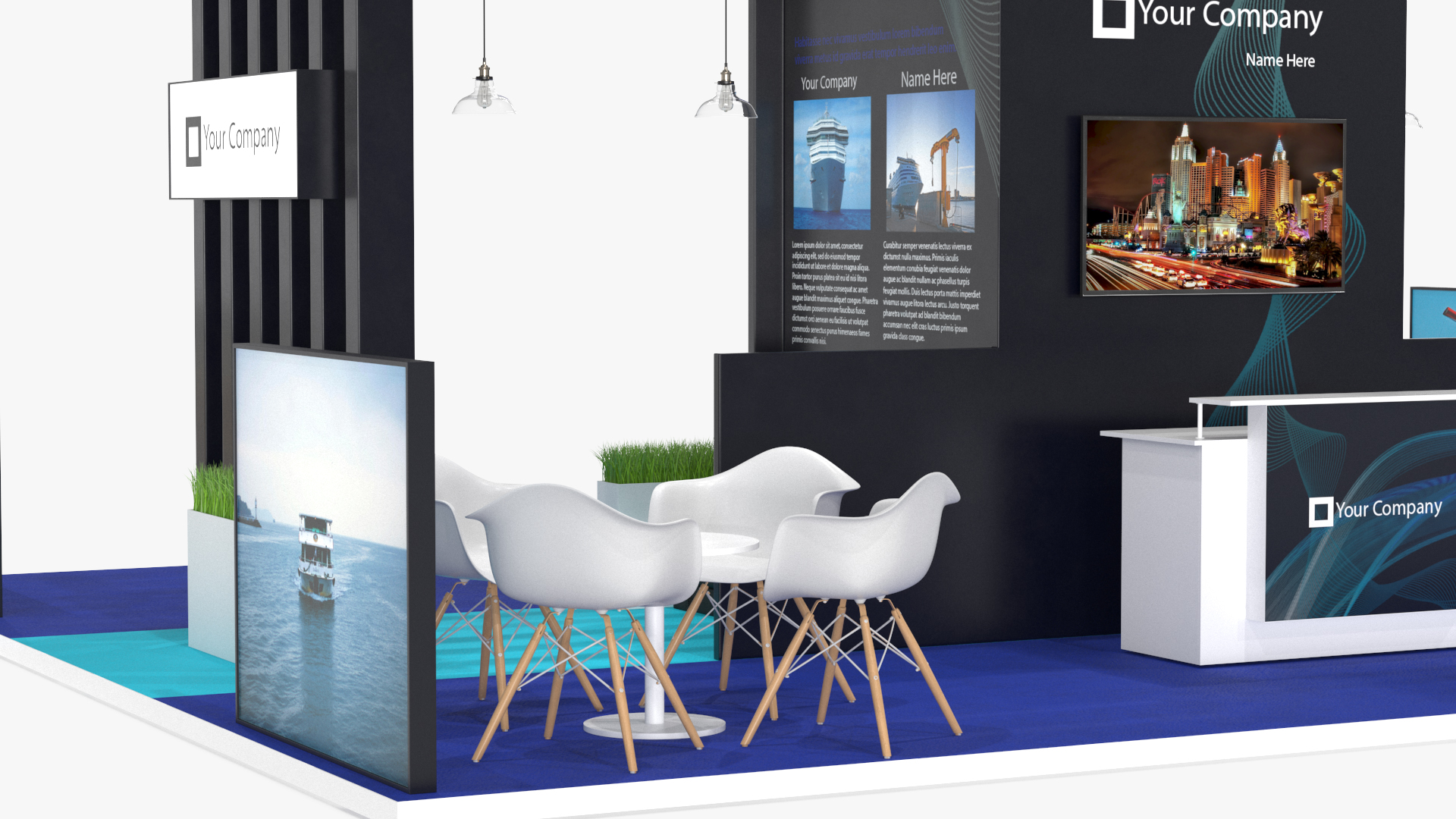 Trade Show Exhibition Booth 3D