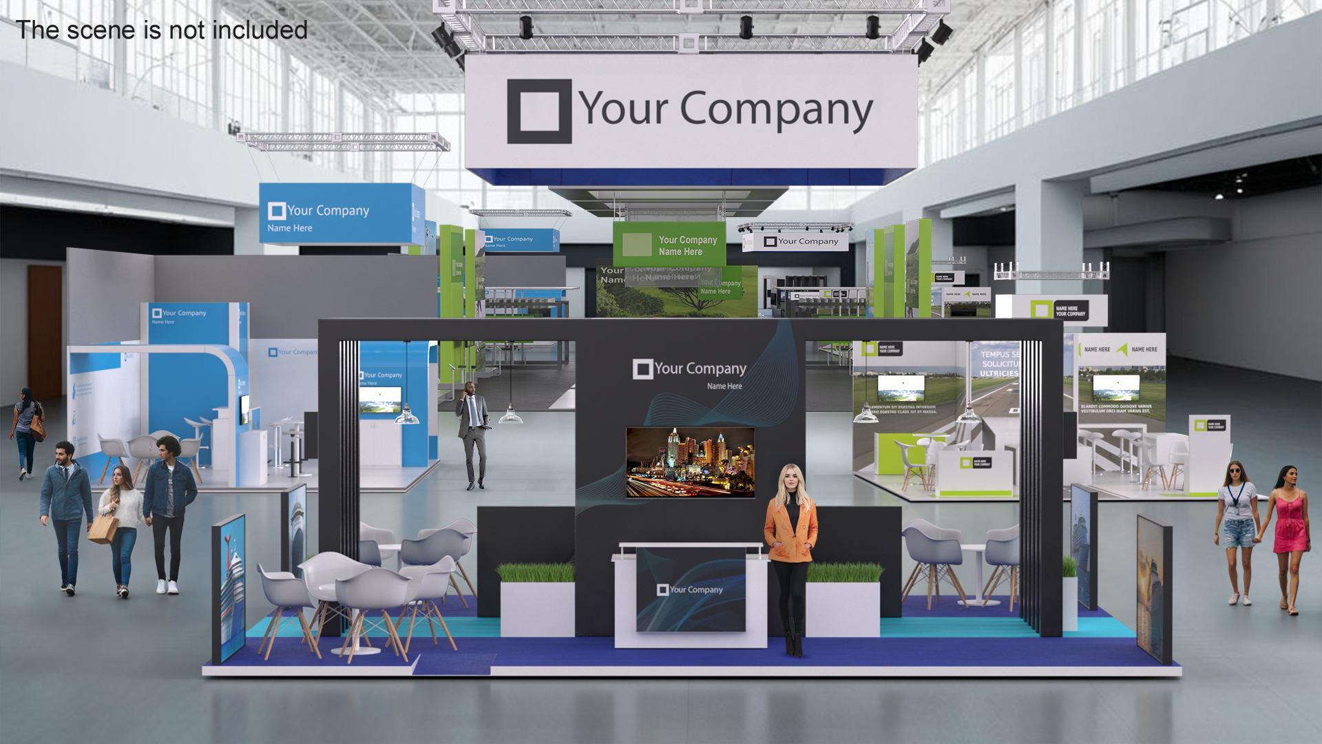 Trade Show Exhibition Booth 3D