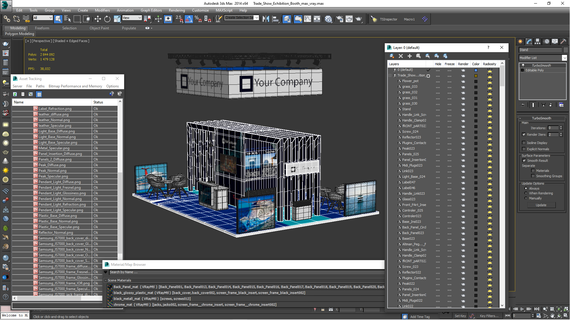 Trade Show Exhibition Booth 3D