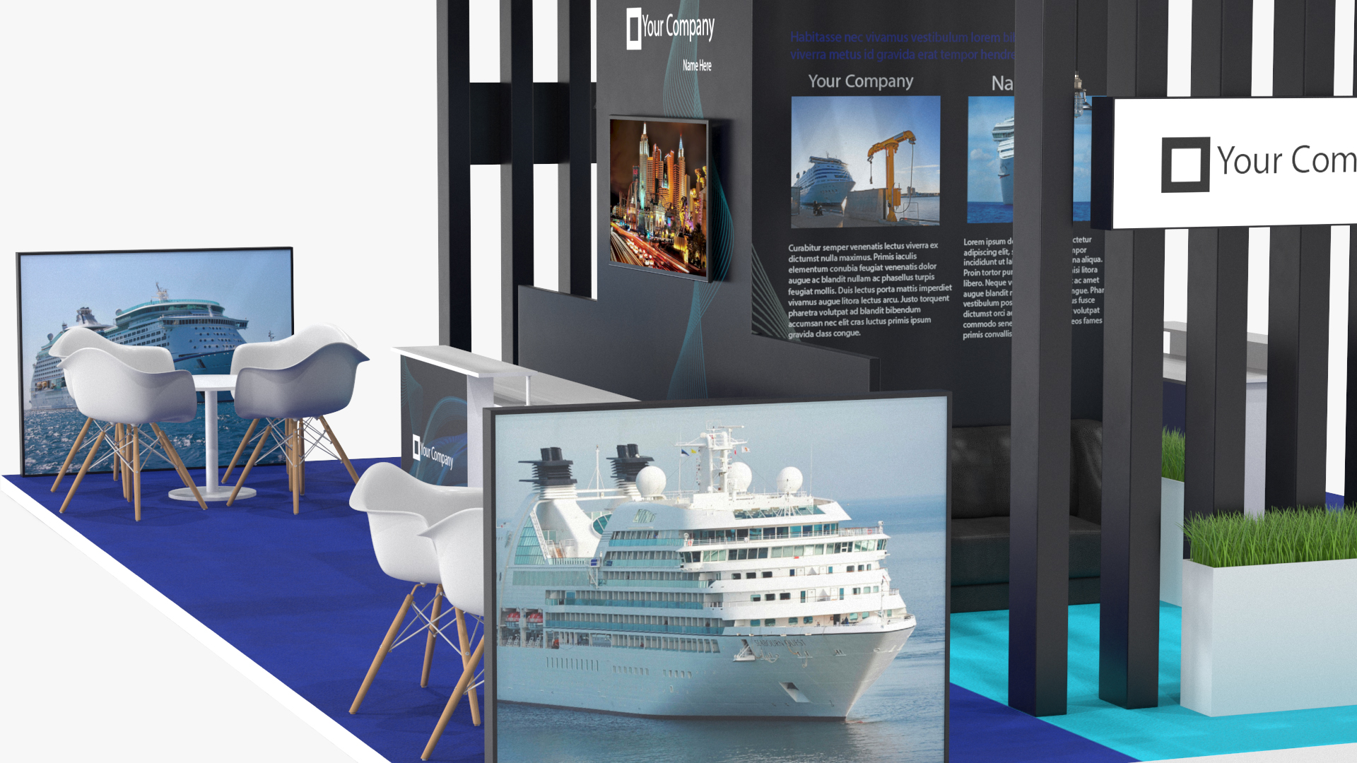 Trade Show Exhibition Booth 3D