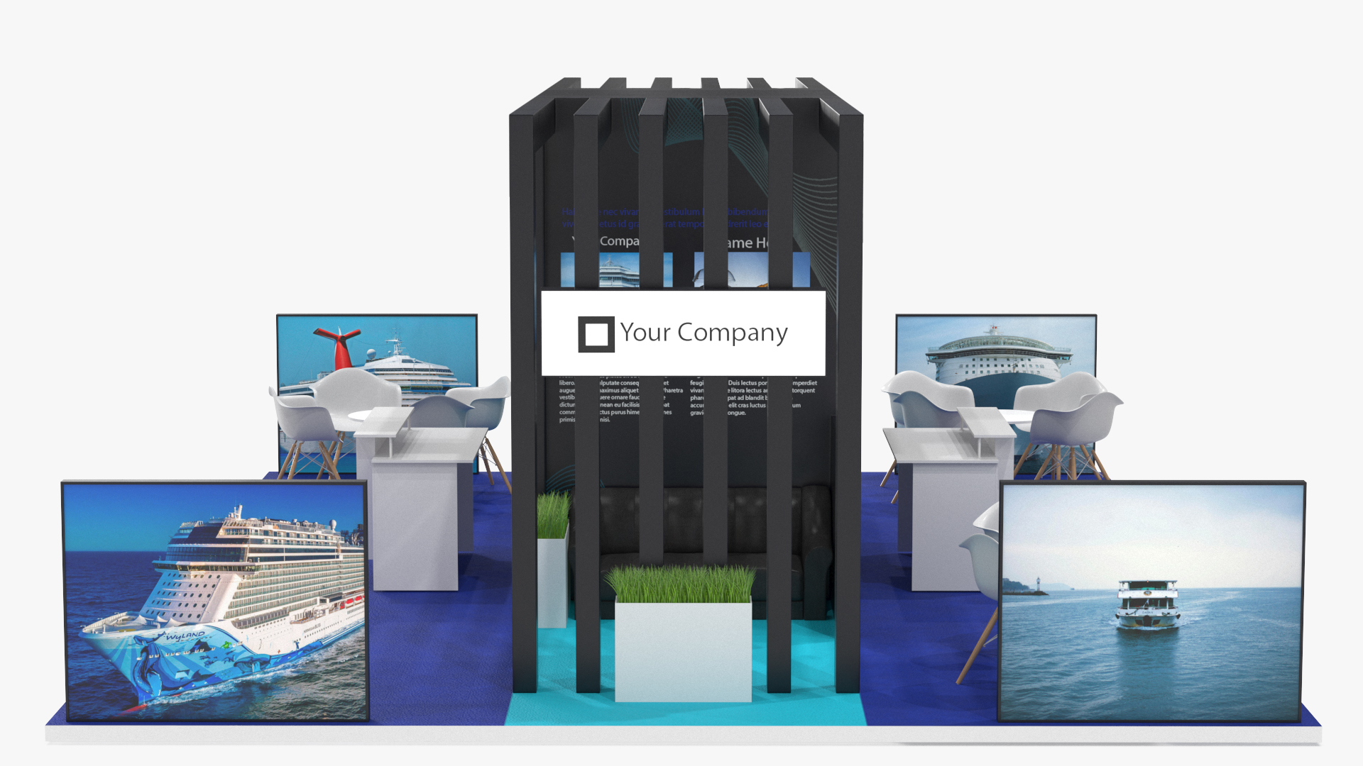 Trade Show Exhibition Booth 3D
