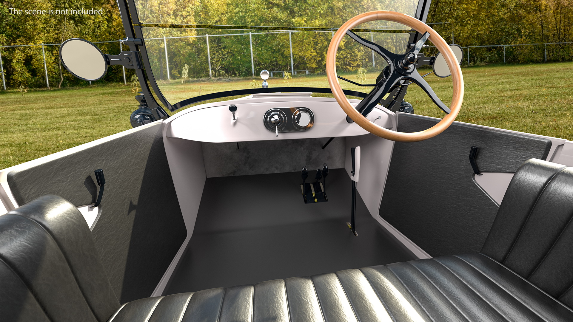 3D Classic Vintage 20s Roadster Pickup Generic model