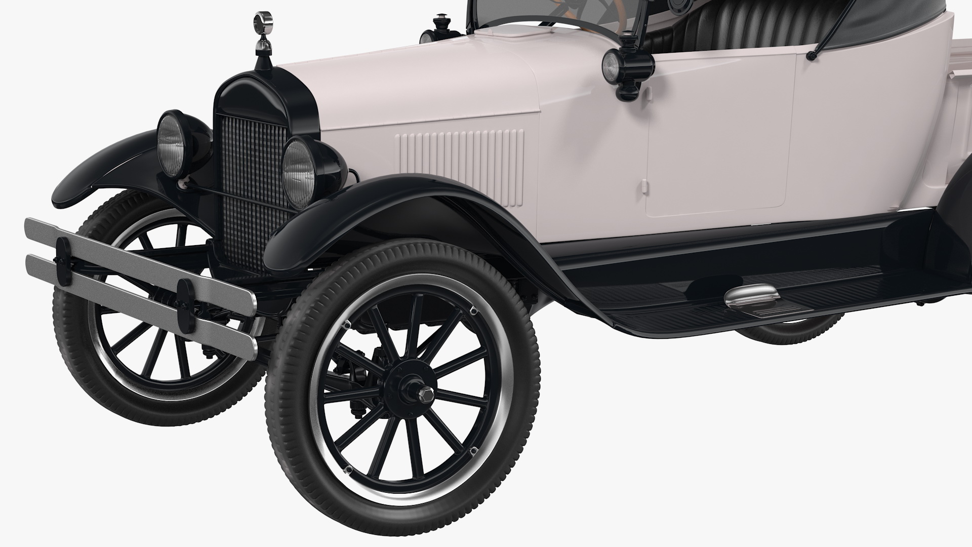 3D Classic Vintage 20s Roadster Pickup Generic model