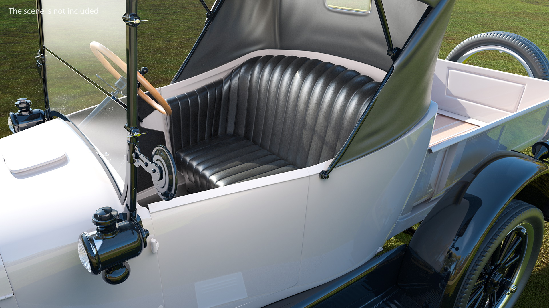 3D Classic Vintage 20s Roadster Pickup Generic model