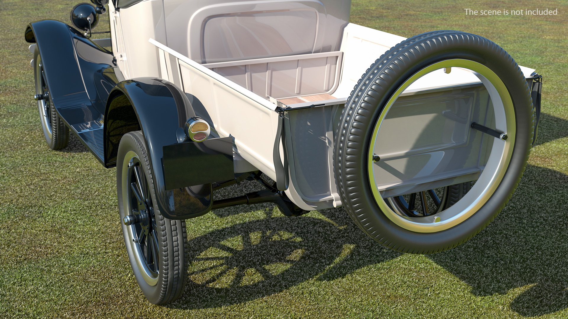 3D Classic Vintage 20s Roadster Pickup Generic model