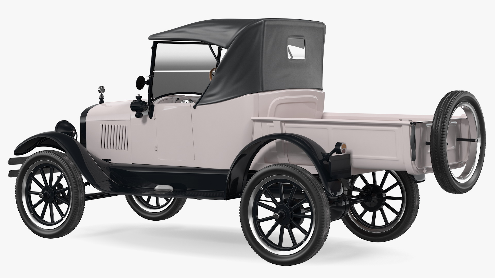 3D Classic Vintage 20s Roadster Pickup Generic model