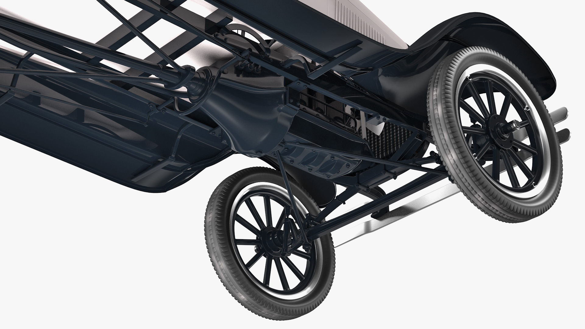 3D Classic Vintage 20s Roadster Pickup Generic model