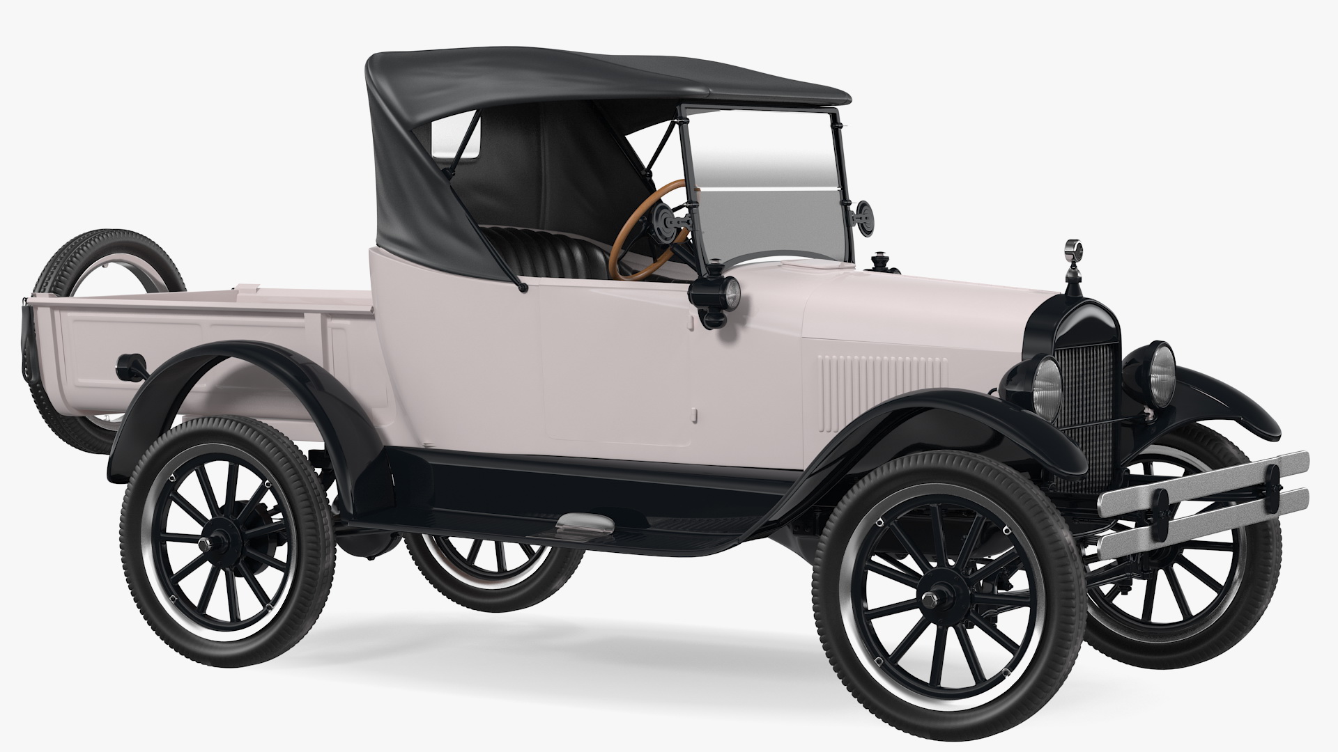 3D Classic Vintage 20s Roadster Pickup Generic model