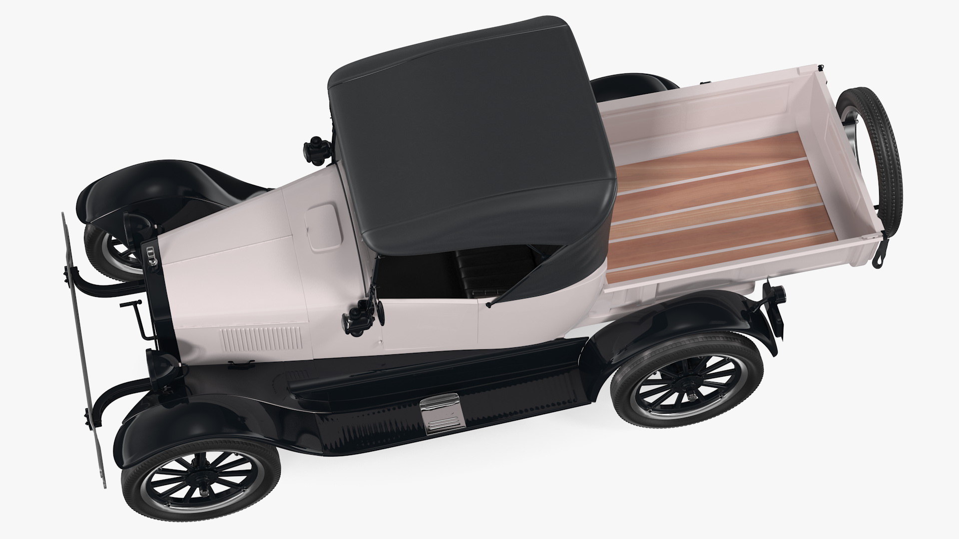3D Classic Vintage 20s Roadster Pickup Generic model