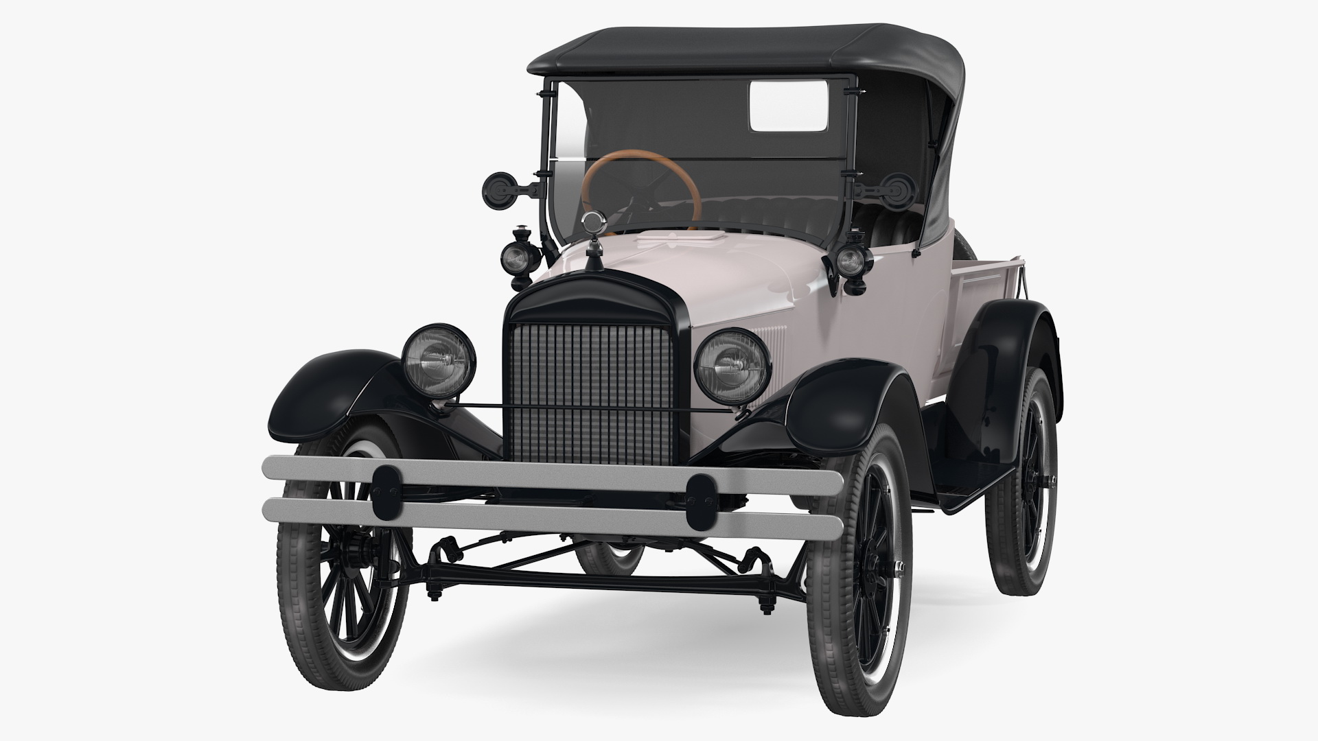 3D Classic Vintage 20s Roadster Pickup Generic model