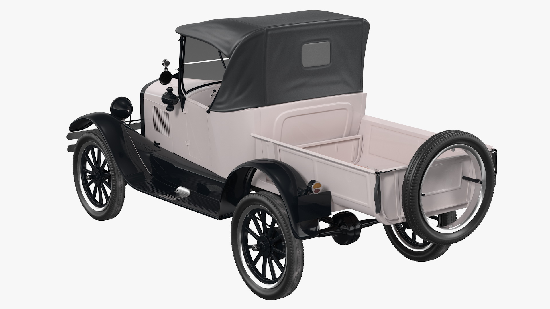 3D Classic Vintage 20s Roadster Pickup Generic model