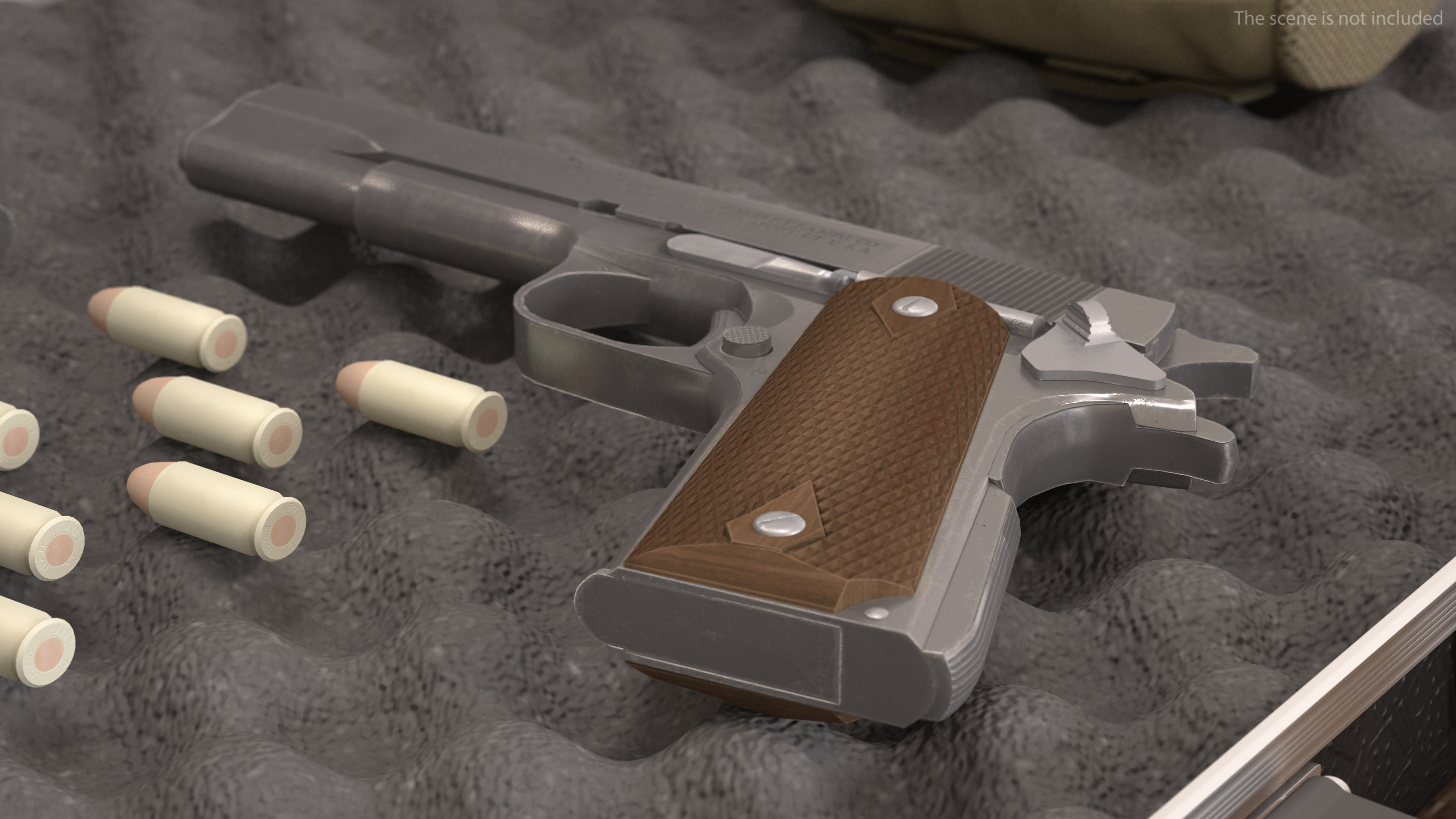 3D Colt 1911 Government AAA Game Weapon