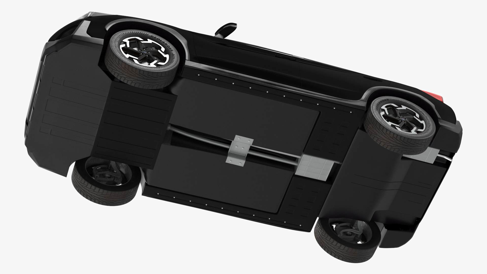 3D Subaru XV 2020 Hybrid CUV Black Rigged model