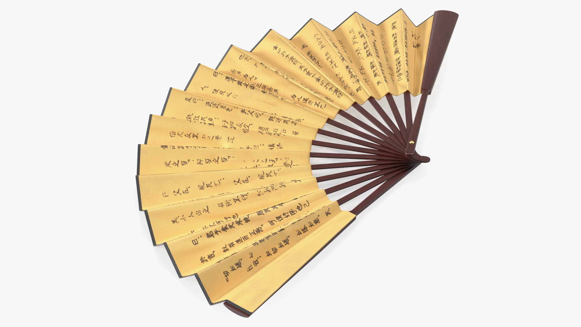 3D Traditional Chinese Fan model