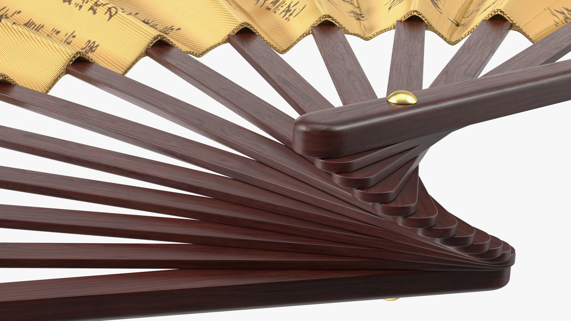 3D Traditional Chinese Fan model