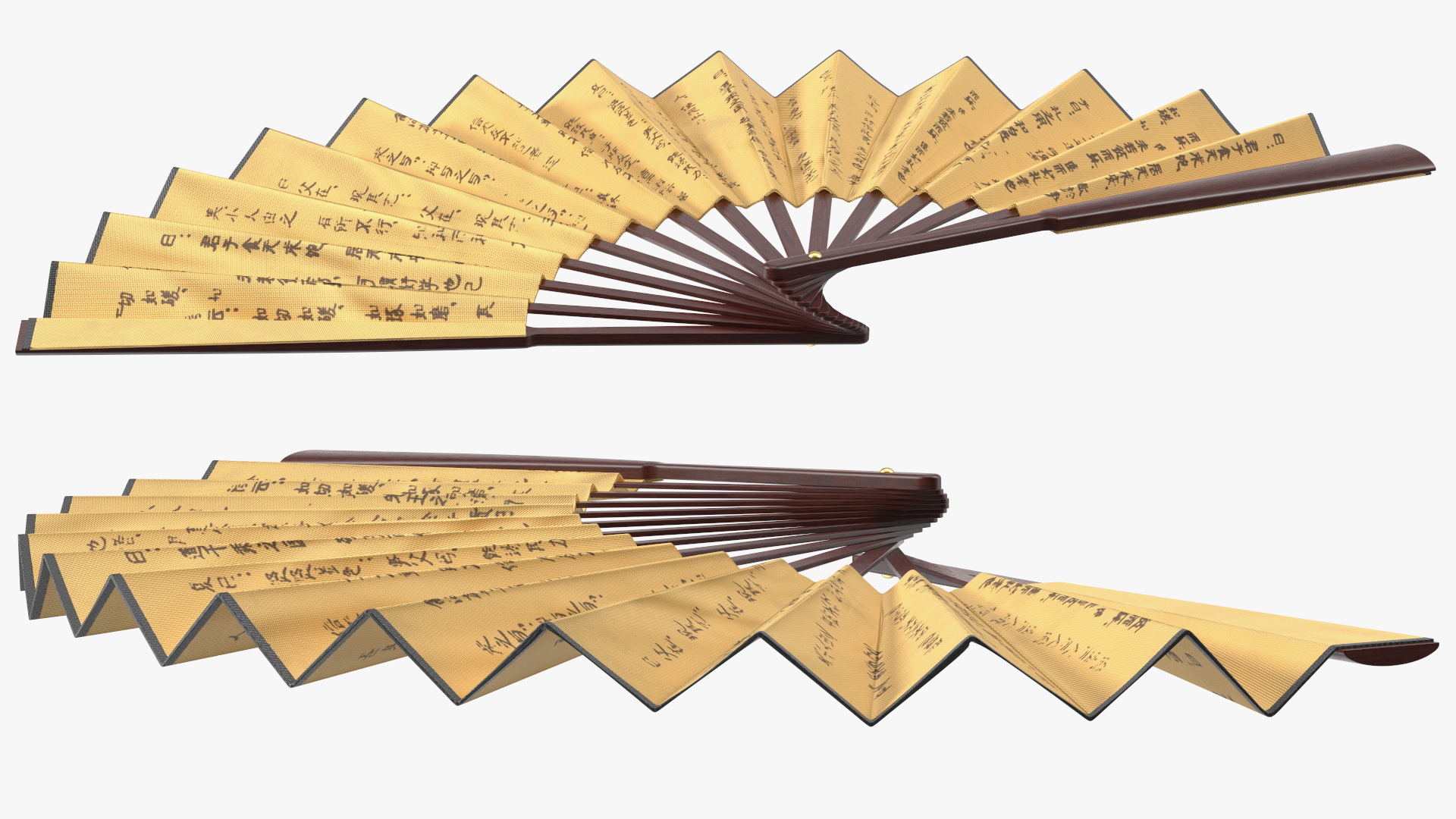 3D Traditional Chinese Fan model
