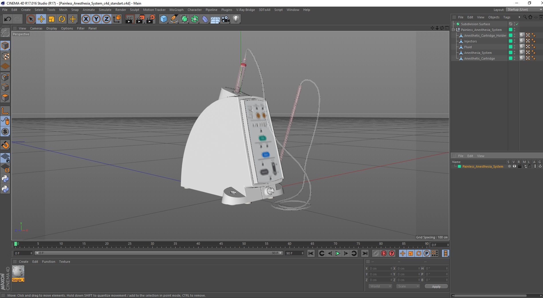 3D Painless Anesthesia System