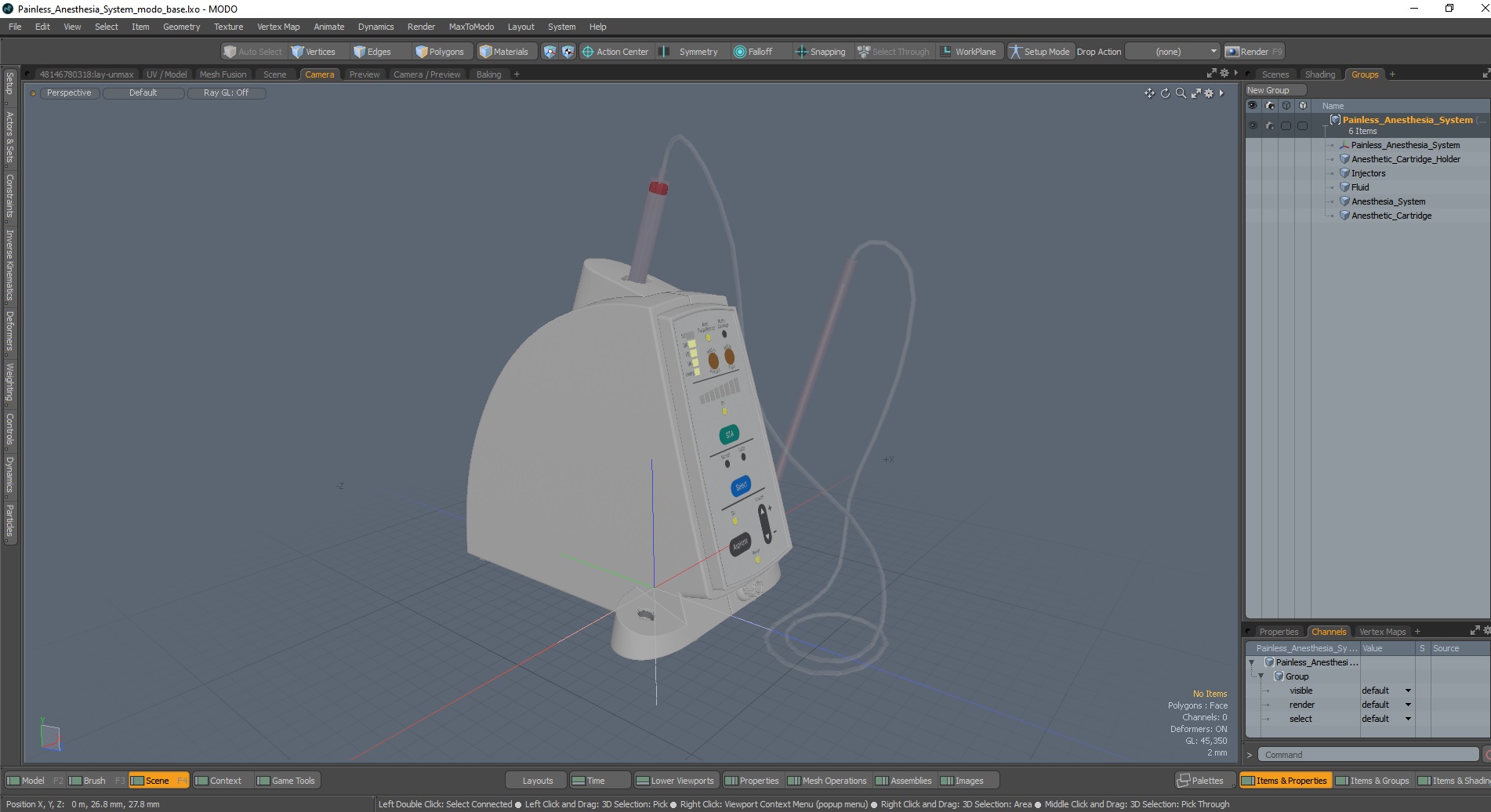 3D Painless Anesthesia System