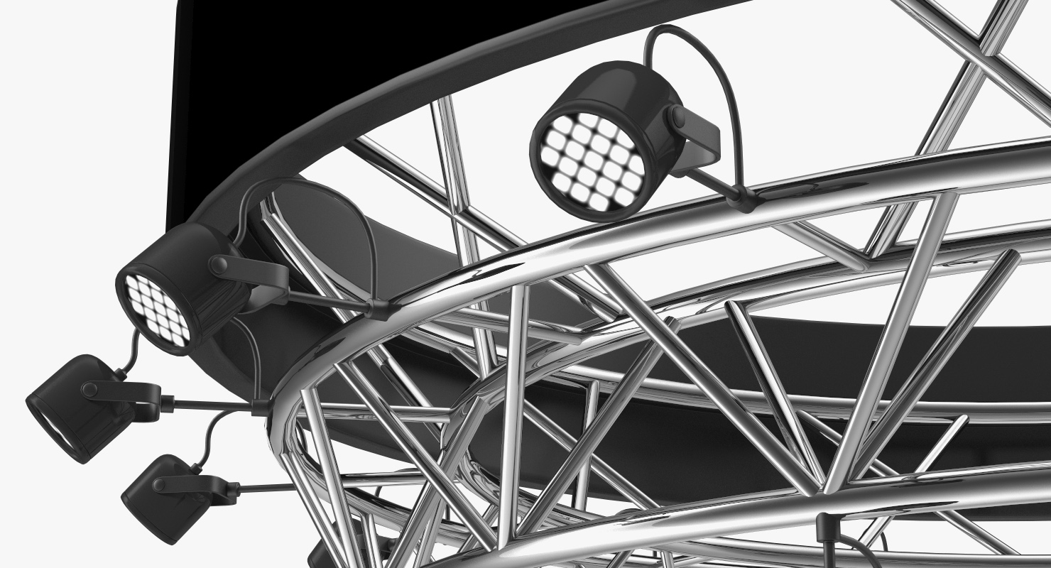 Circular Truss Stage Lighting 3D model