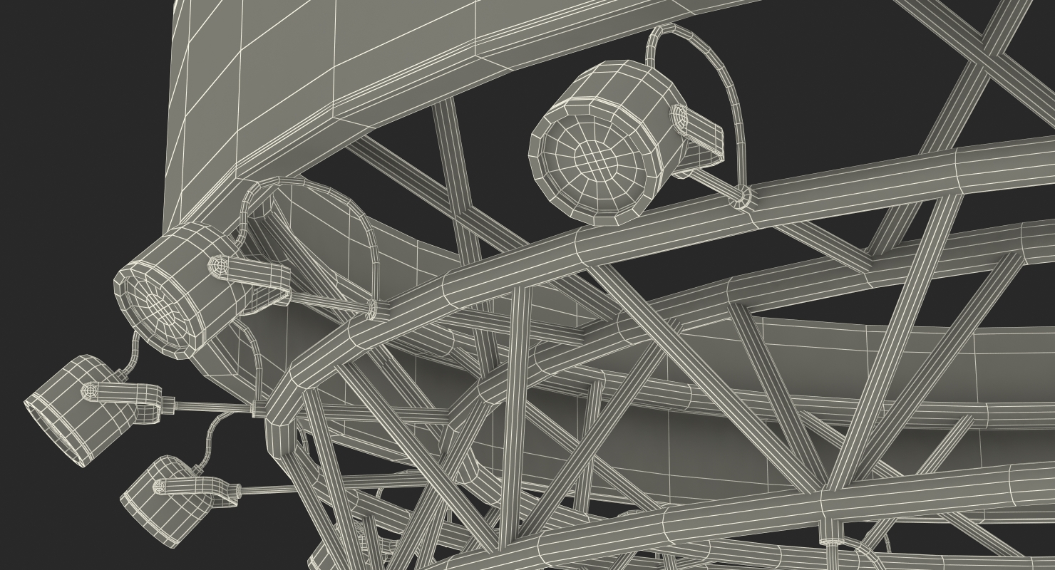 Circular Truss Stage Lighting 3D model