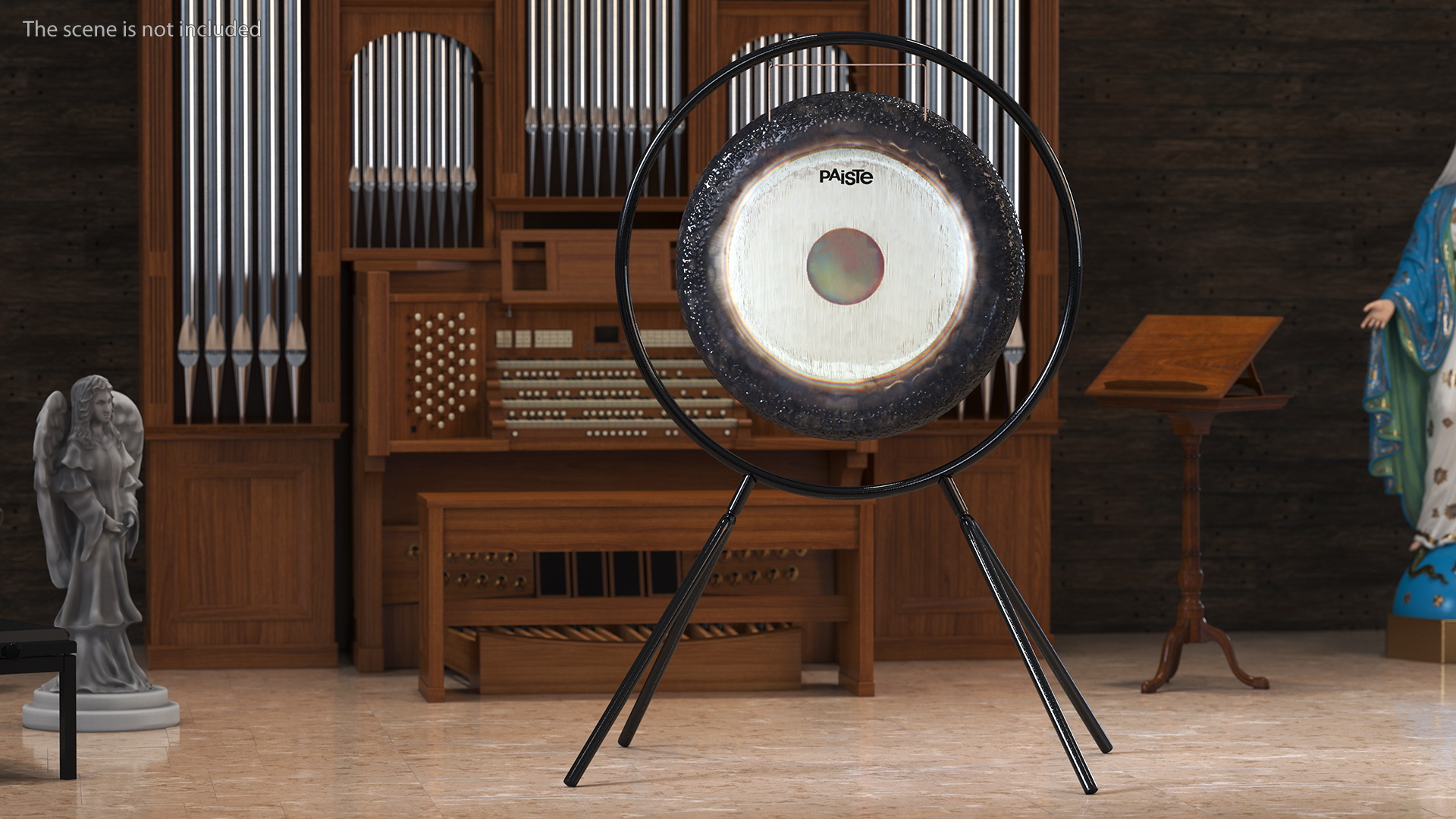 3D Symphonic Gong Paiste 40 inch Round Stand