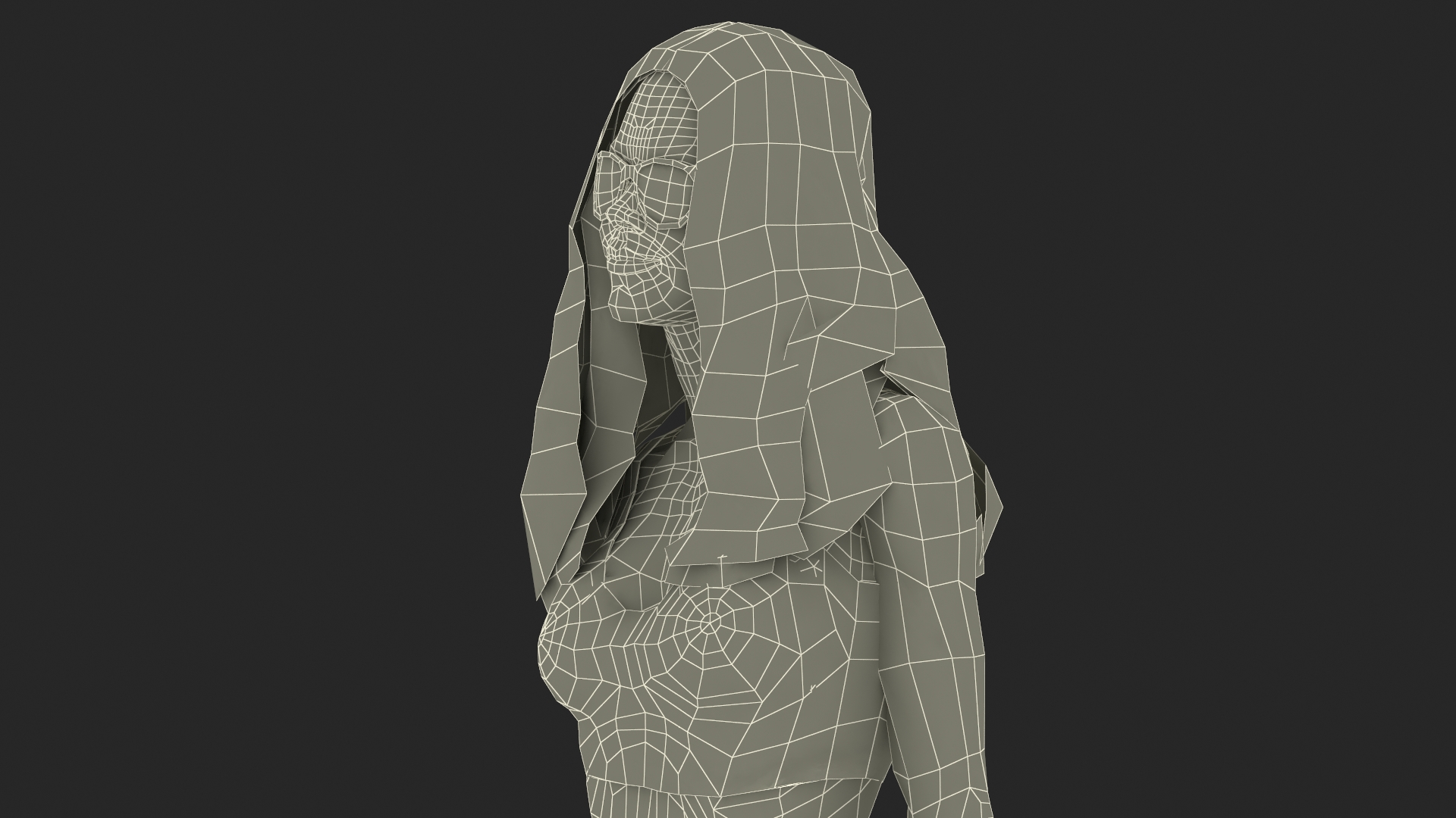 European Woman in Summer Style Outfit 3D